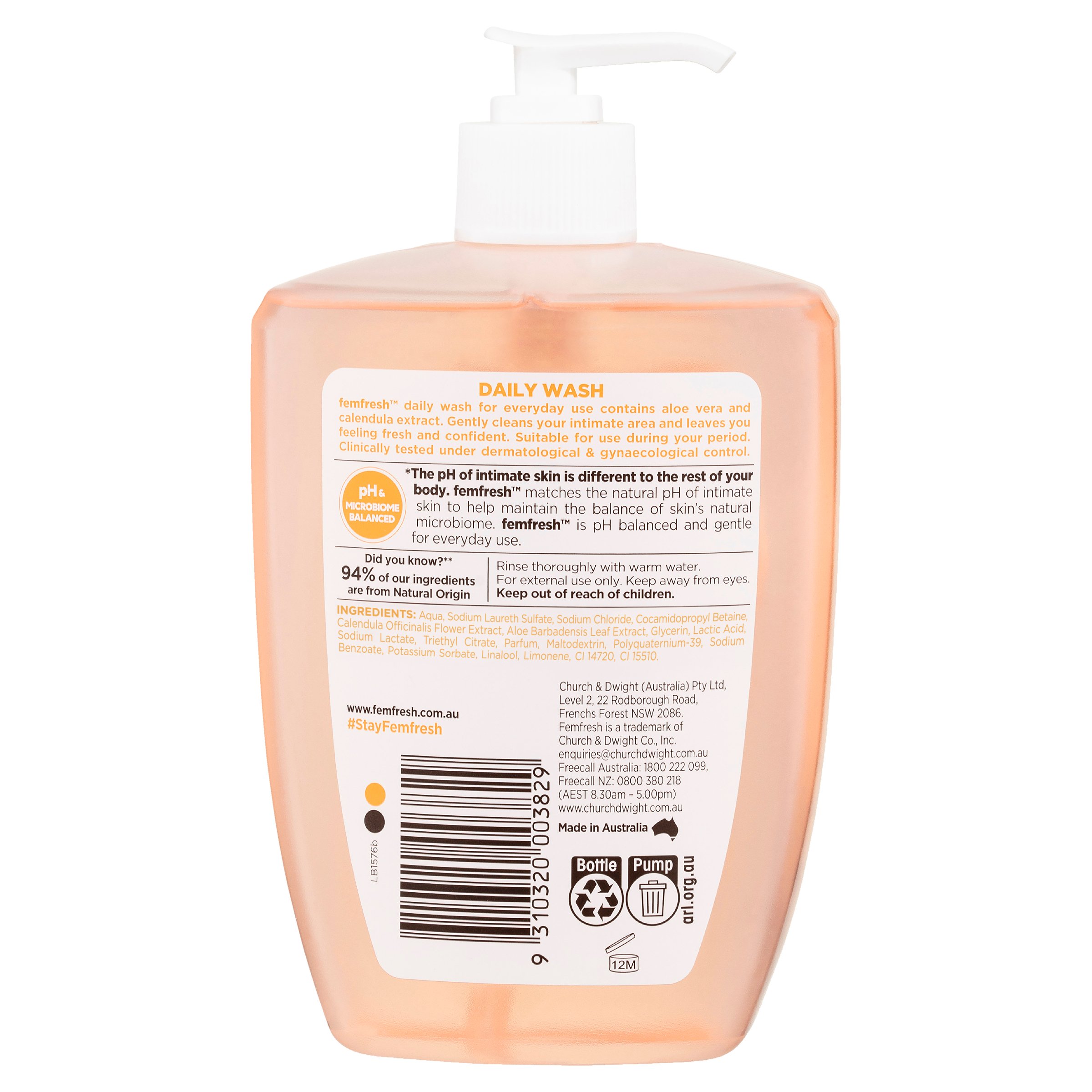 Femfresh Daily Wash 600ml - Image 2