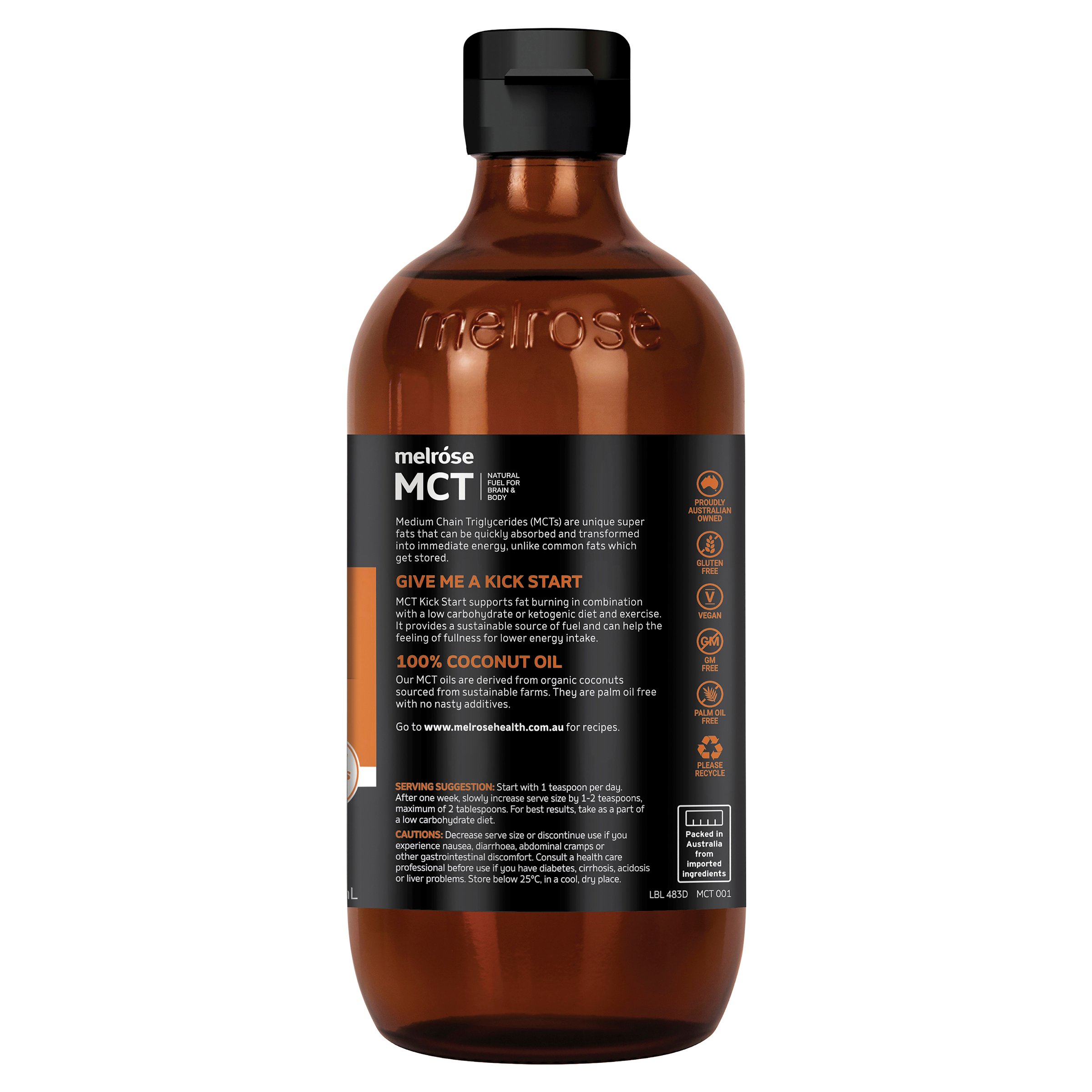 Melrose MCT Oil Kick Start 500ml - Image 3