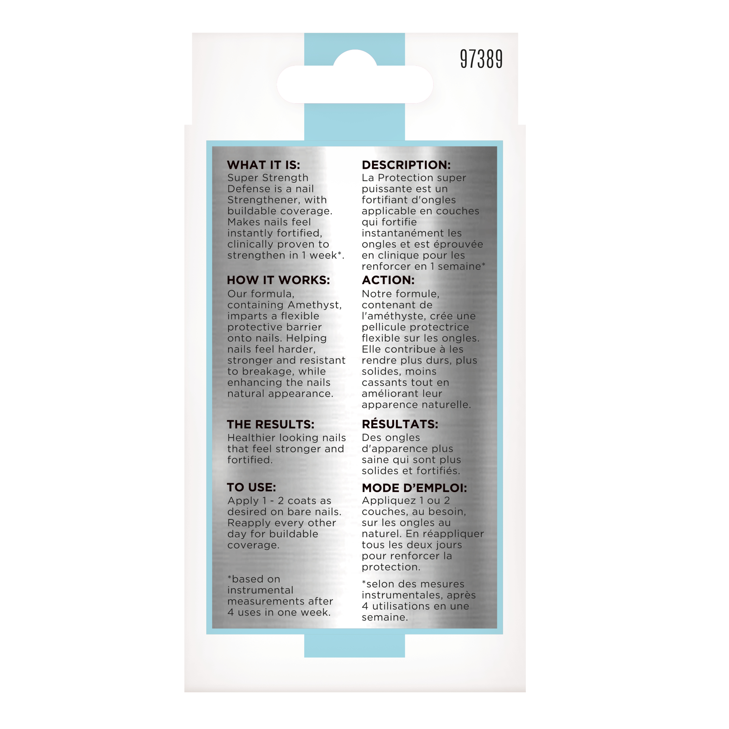 Sally Hansen Repair & Rescue Nail Treatment Super Strength Defense 13.3ml - Image 3