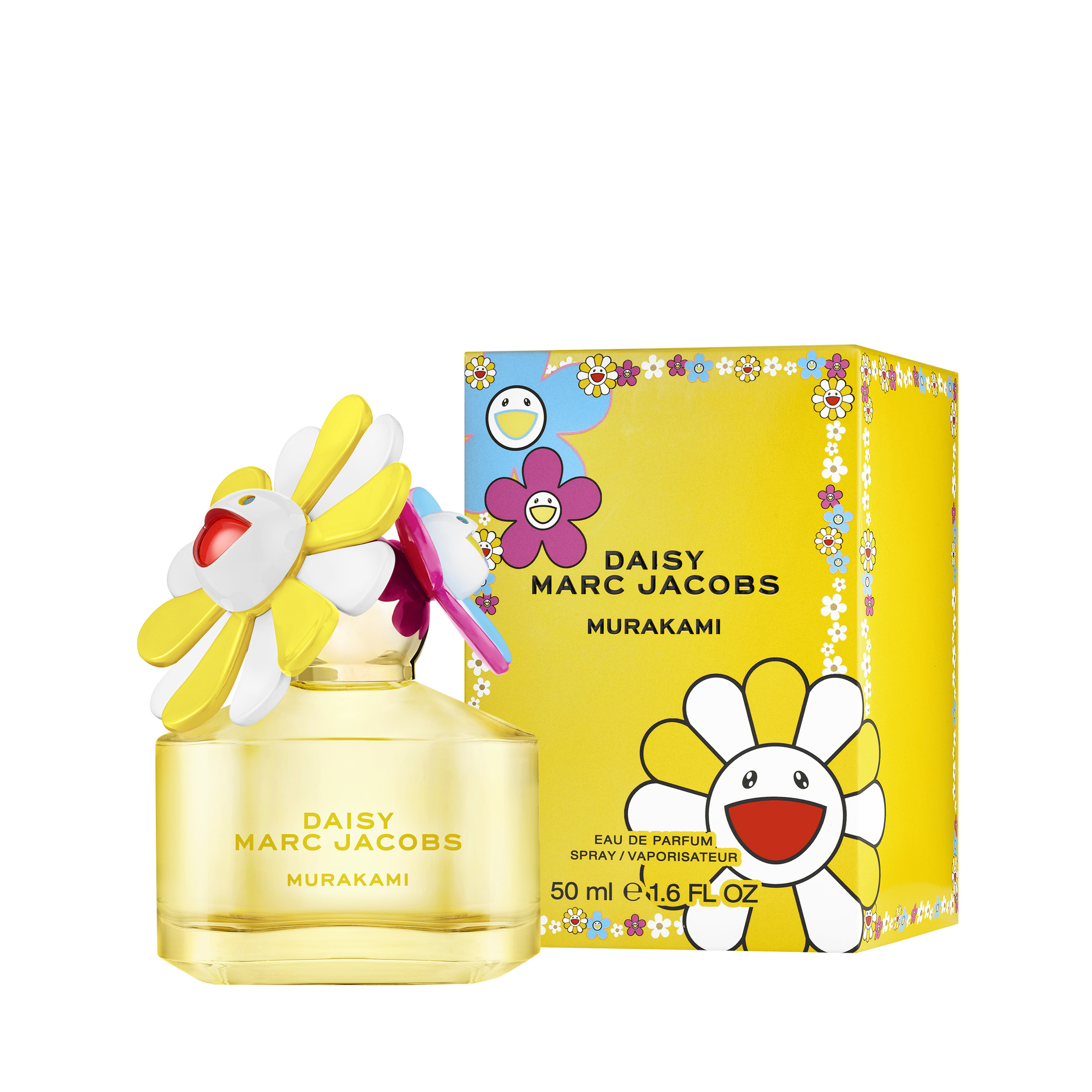 Marc Jacobs Daisy Murakami Yellow EDP Spray 50ml - Image 3