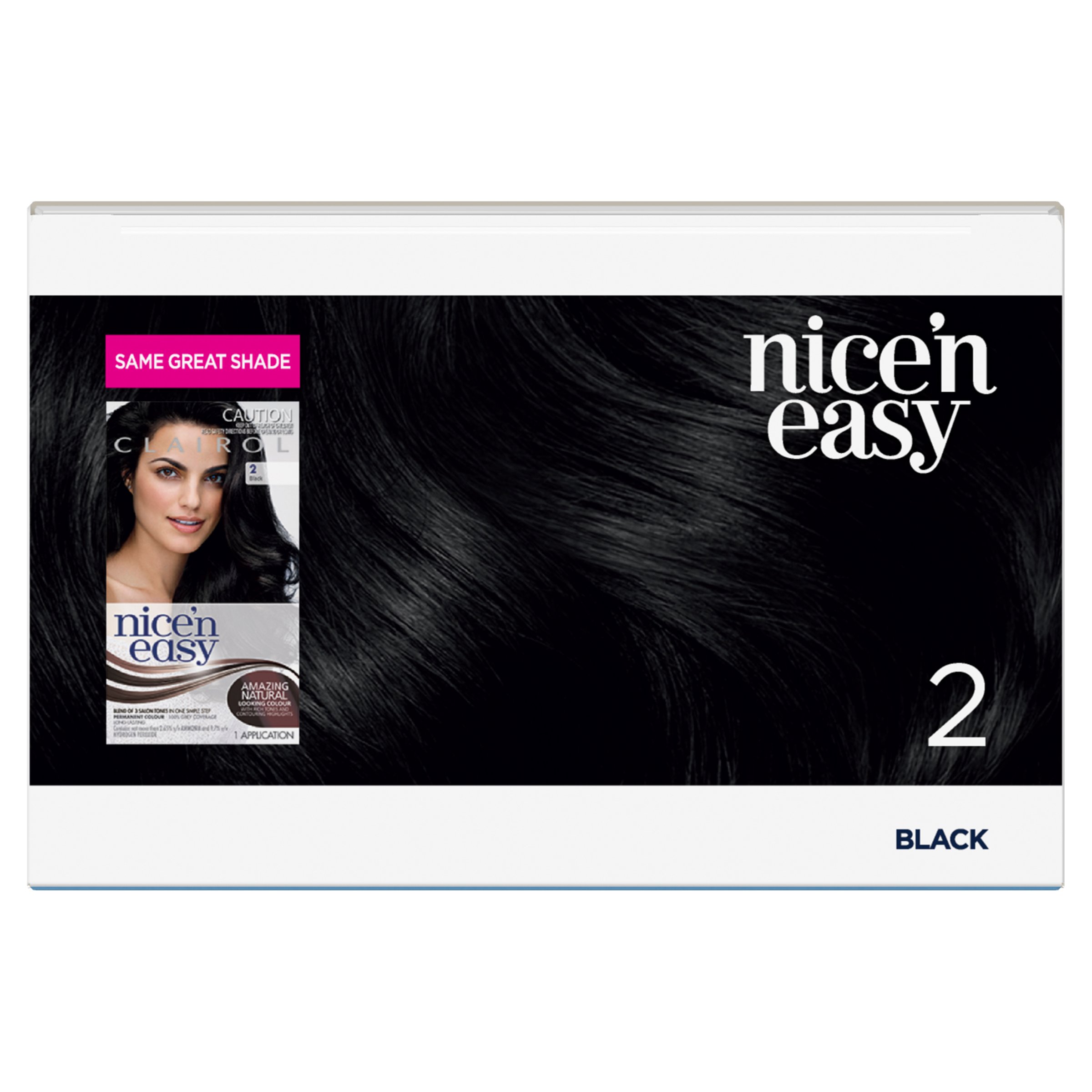 Clairol Nice'n Easy 2 Natural Black 1 pack - Image 4