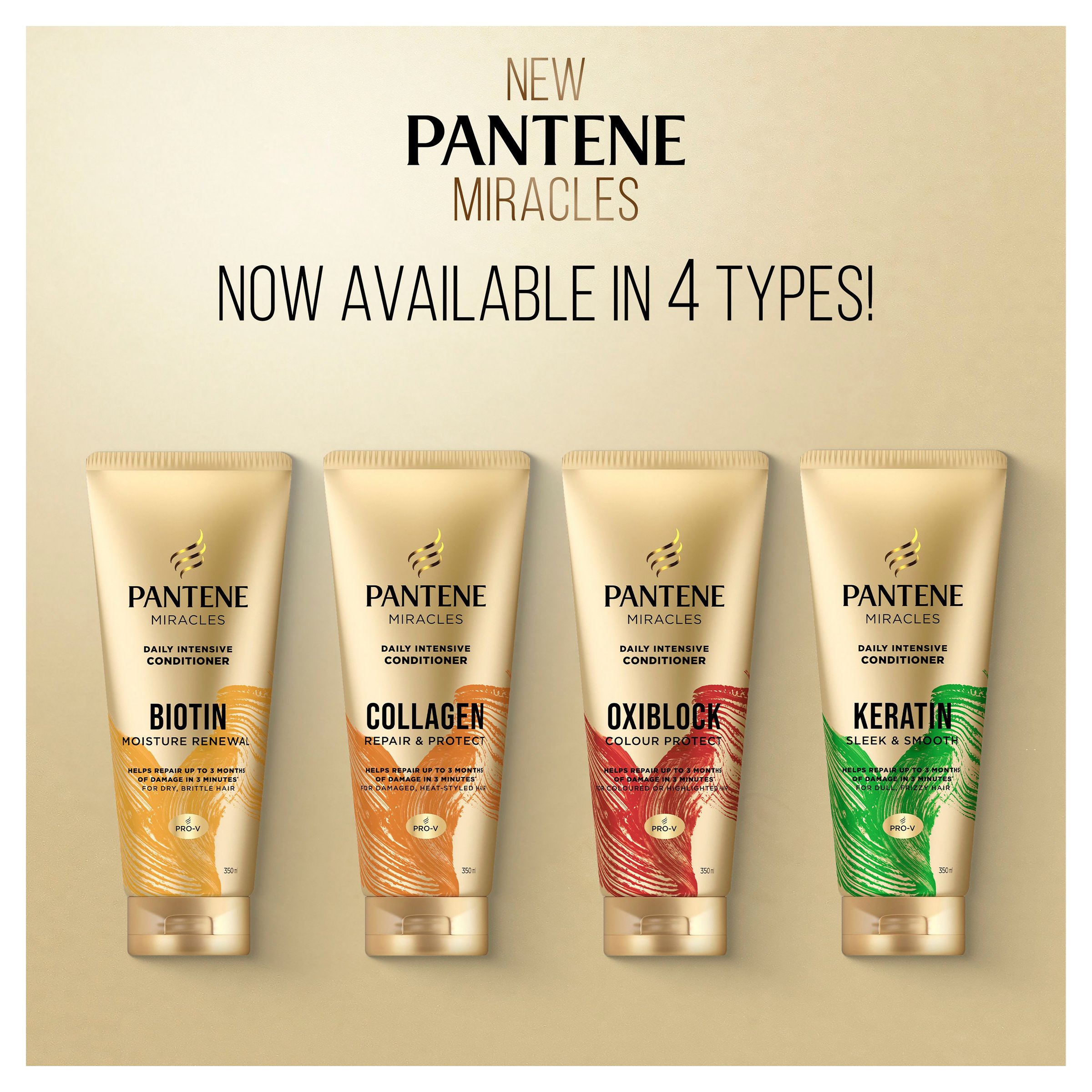 Pantene 3 Minute Miracle Collagen Repair & Protect Conditioner 350ml - Image 5