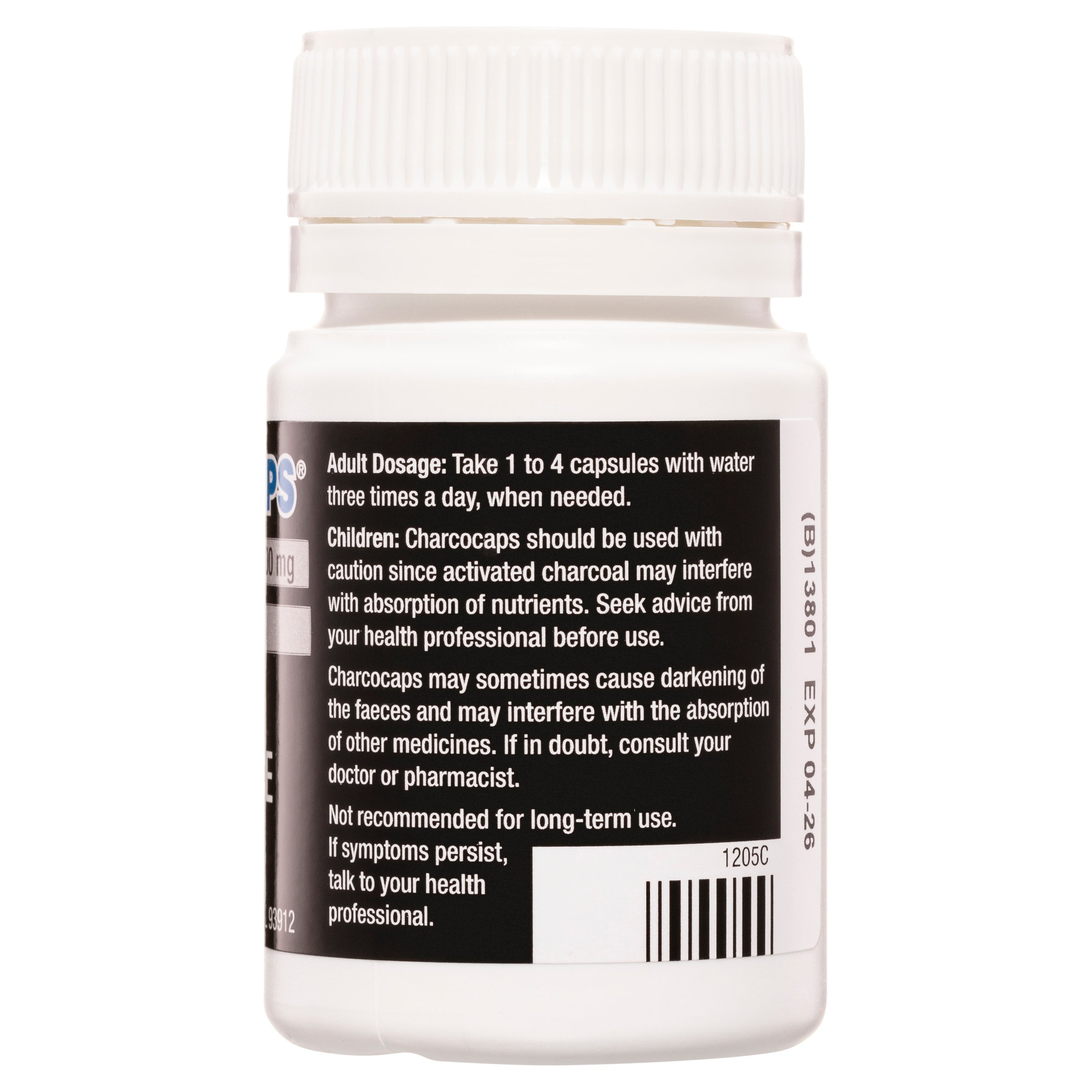 Charcocaps 200mg - 60 capsules - Image 8