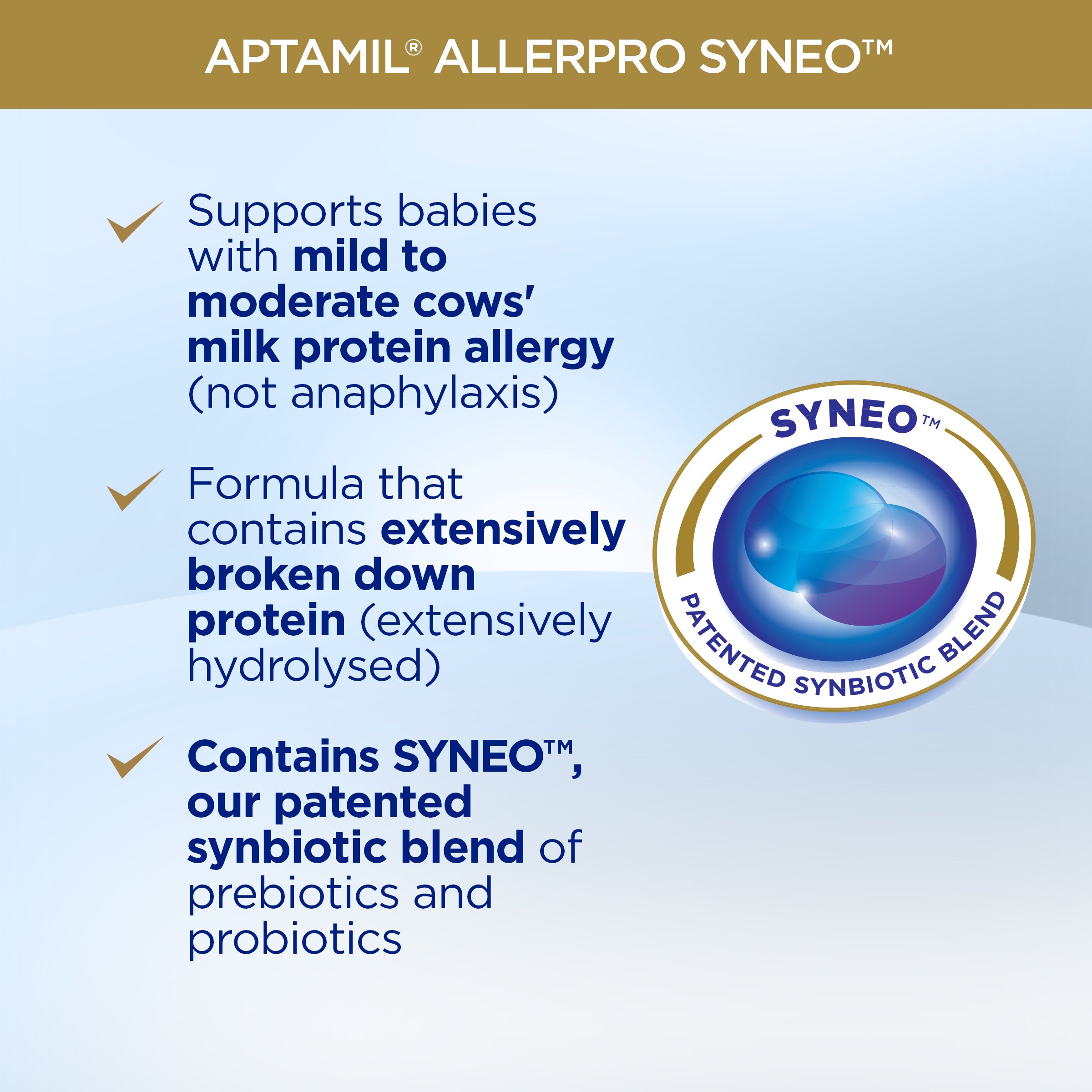 Aptamil Allerpro Syneo Premium Allergy Toddler Milk Drink From 12+ Months 900g - Image 4