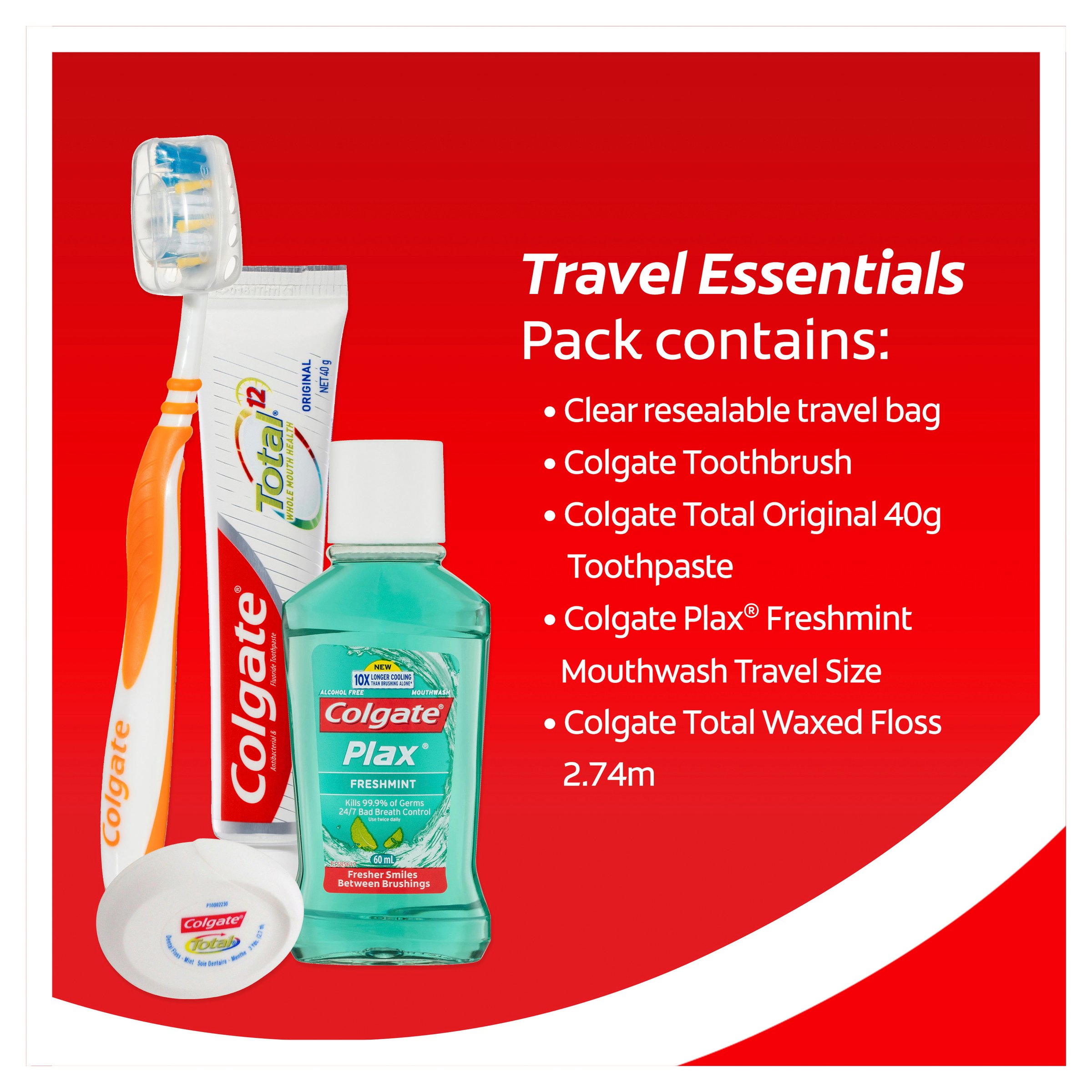 Colgate Travel Essentials Pack 1 each - Image 6