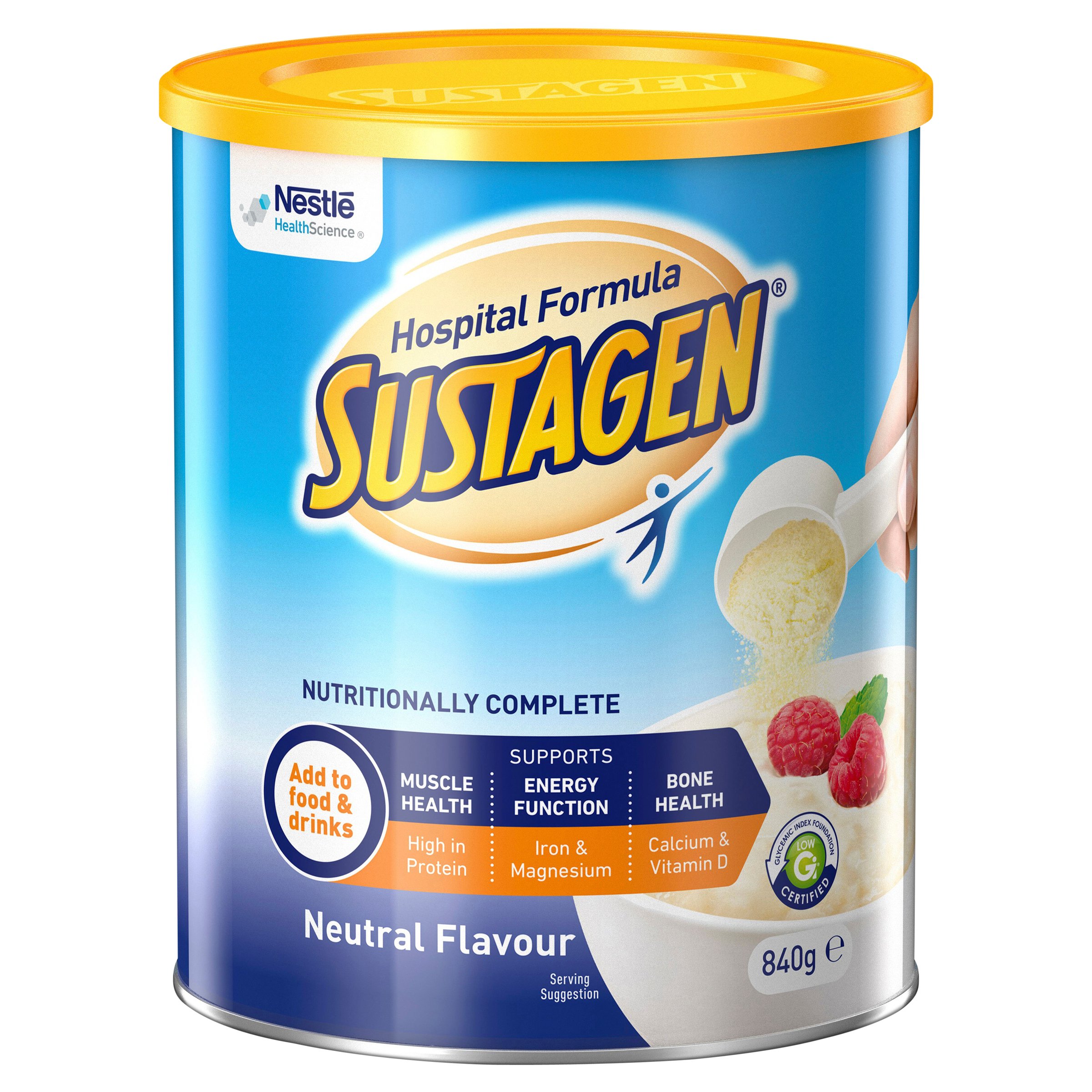 Sustagen Hospital Formula Neutral Flavour 840g - Image 1