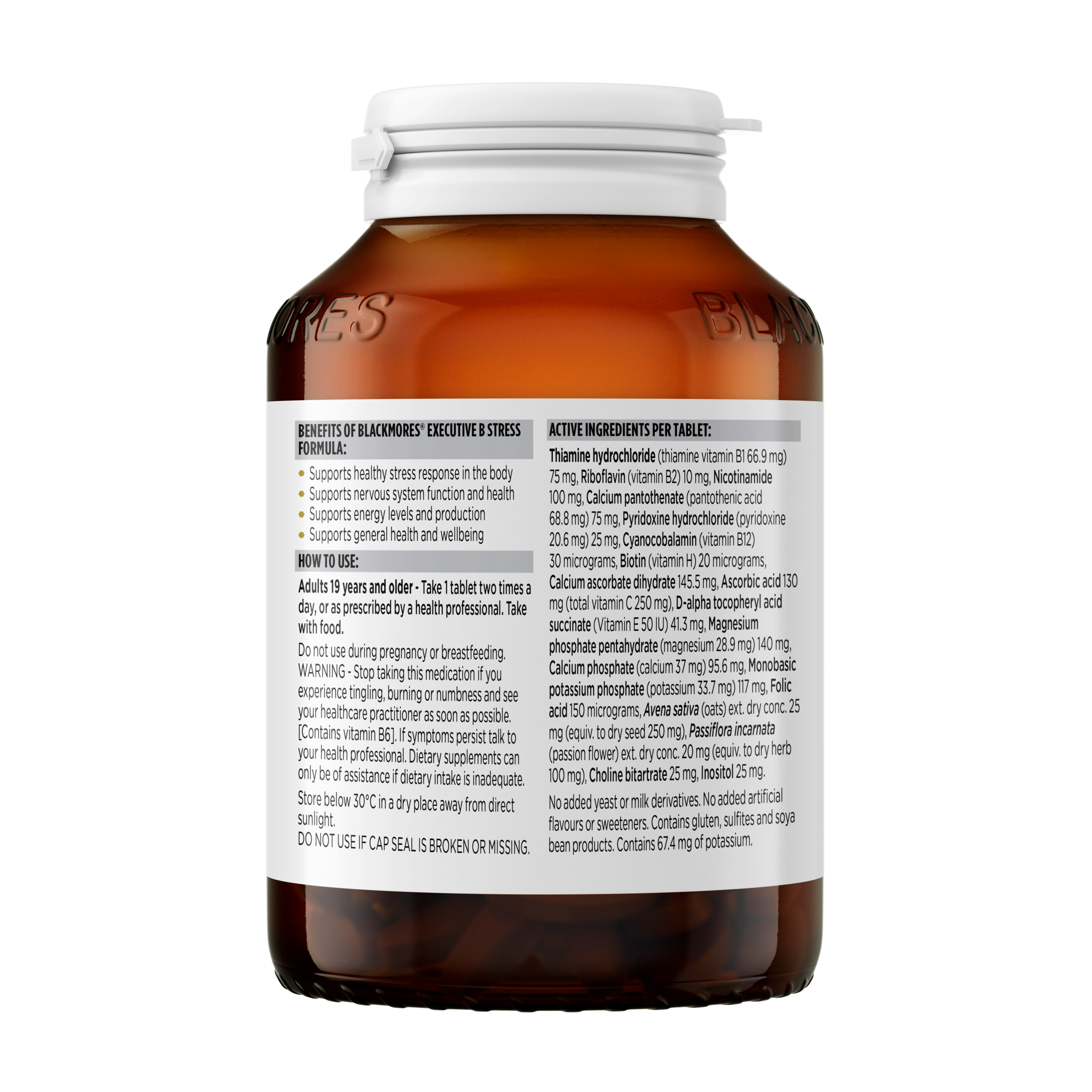 Blackmores Executive B Stress Formula 160 tablets - Image 2