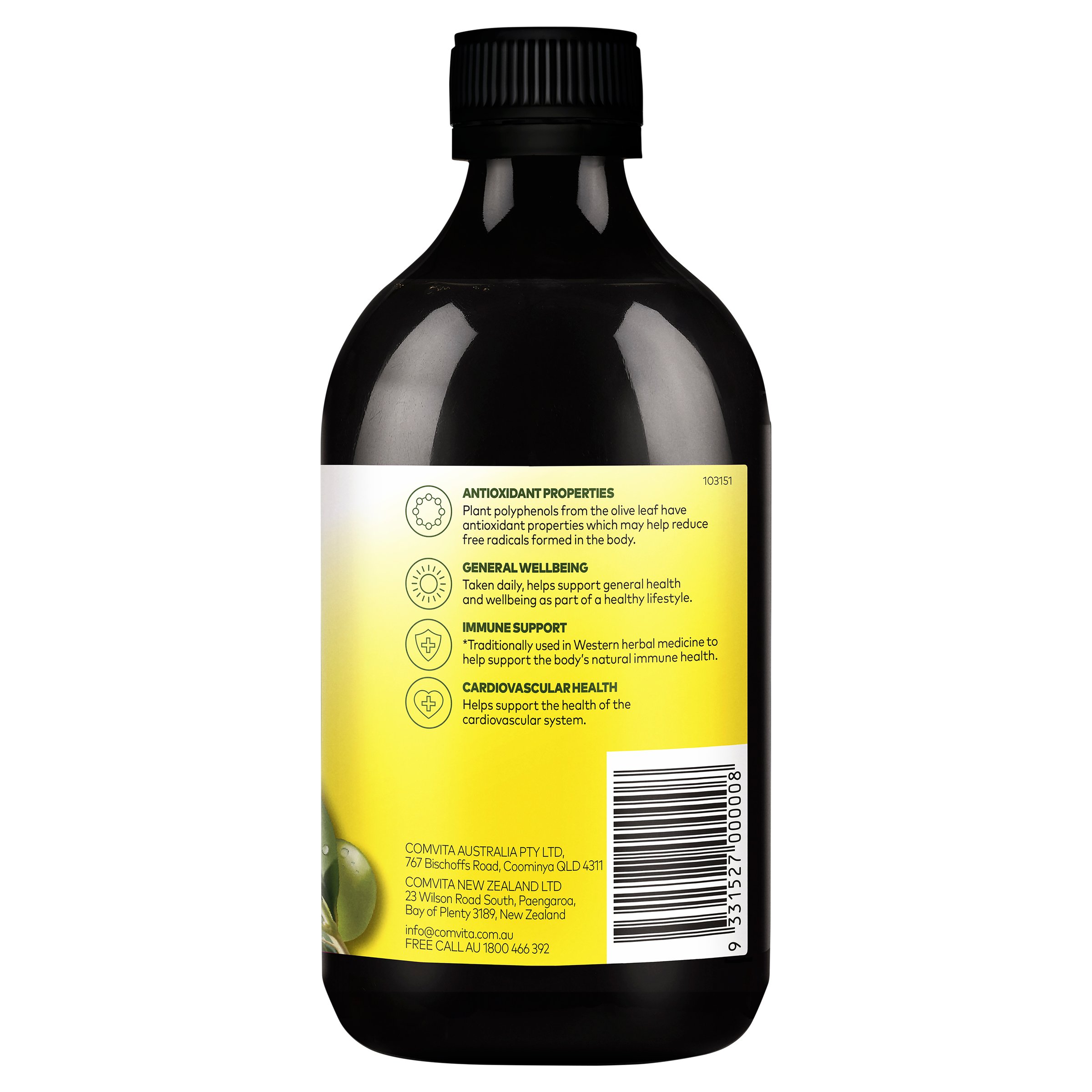 Comvita Olive Leaf Extract Natural 500ml - Image 3