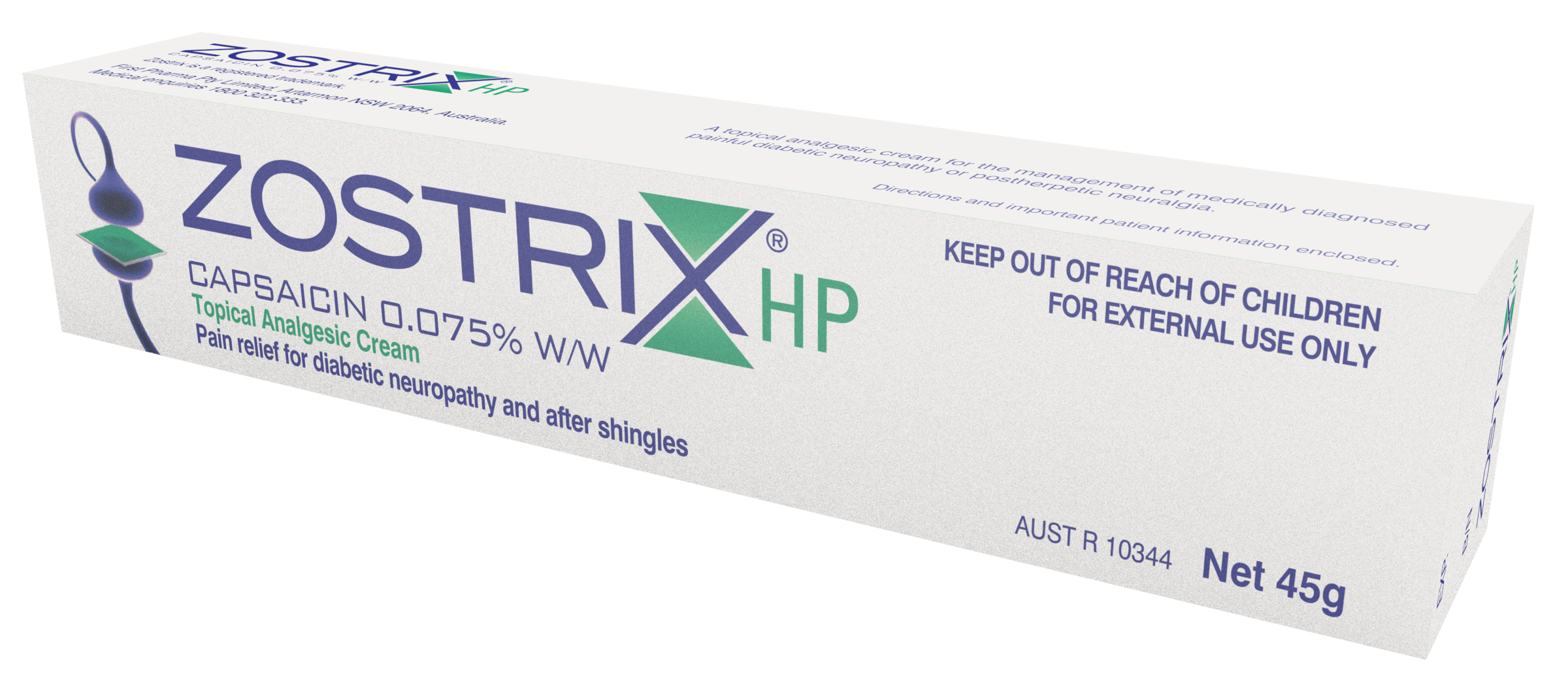 Zostrix HP 0.075% Topical Analgesic Cream 45g - Image 1