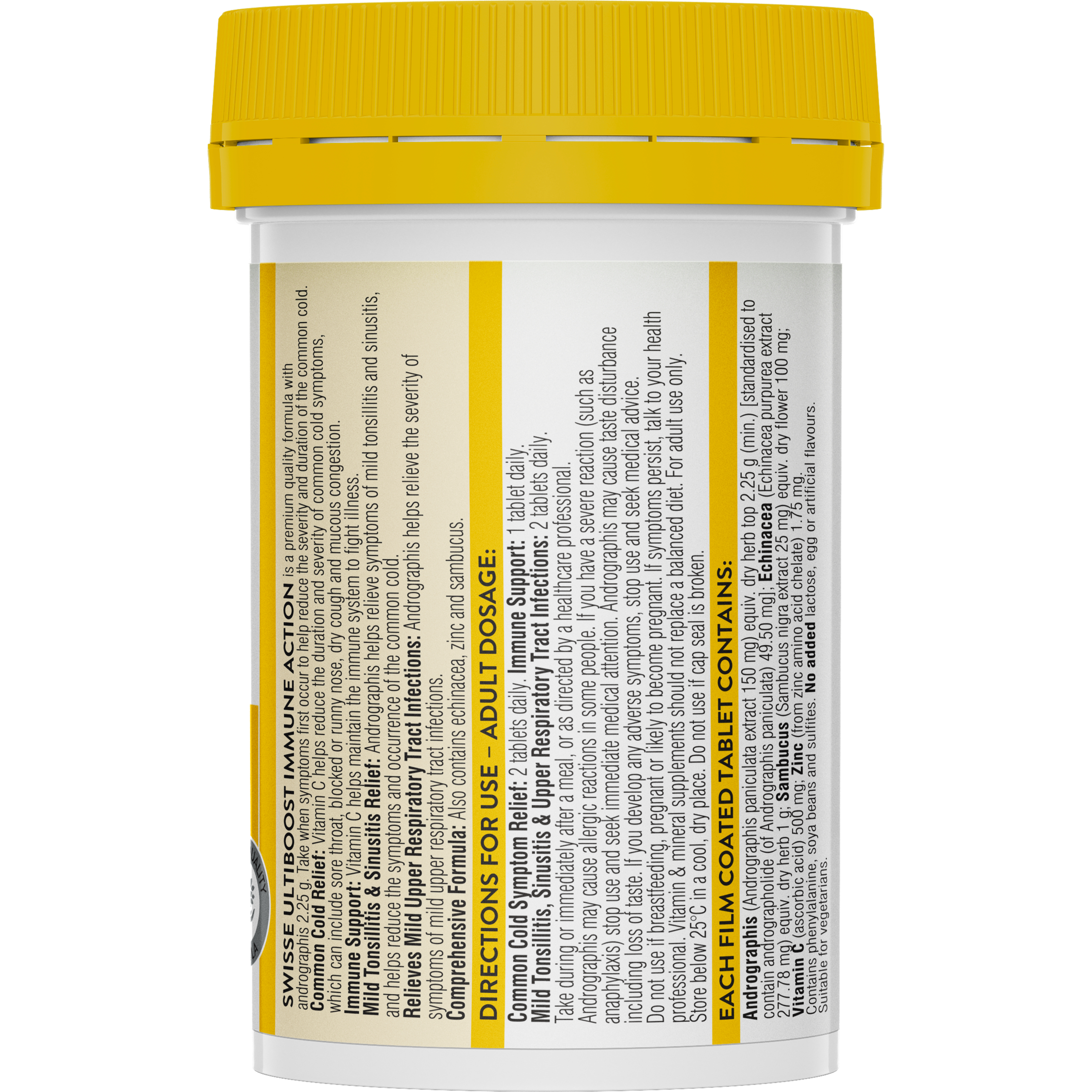 Swisse Ultiboost Immune Action 60 tablets - Image 2