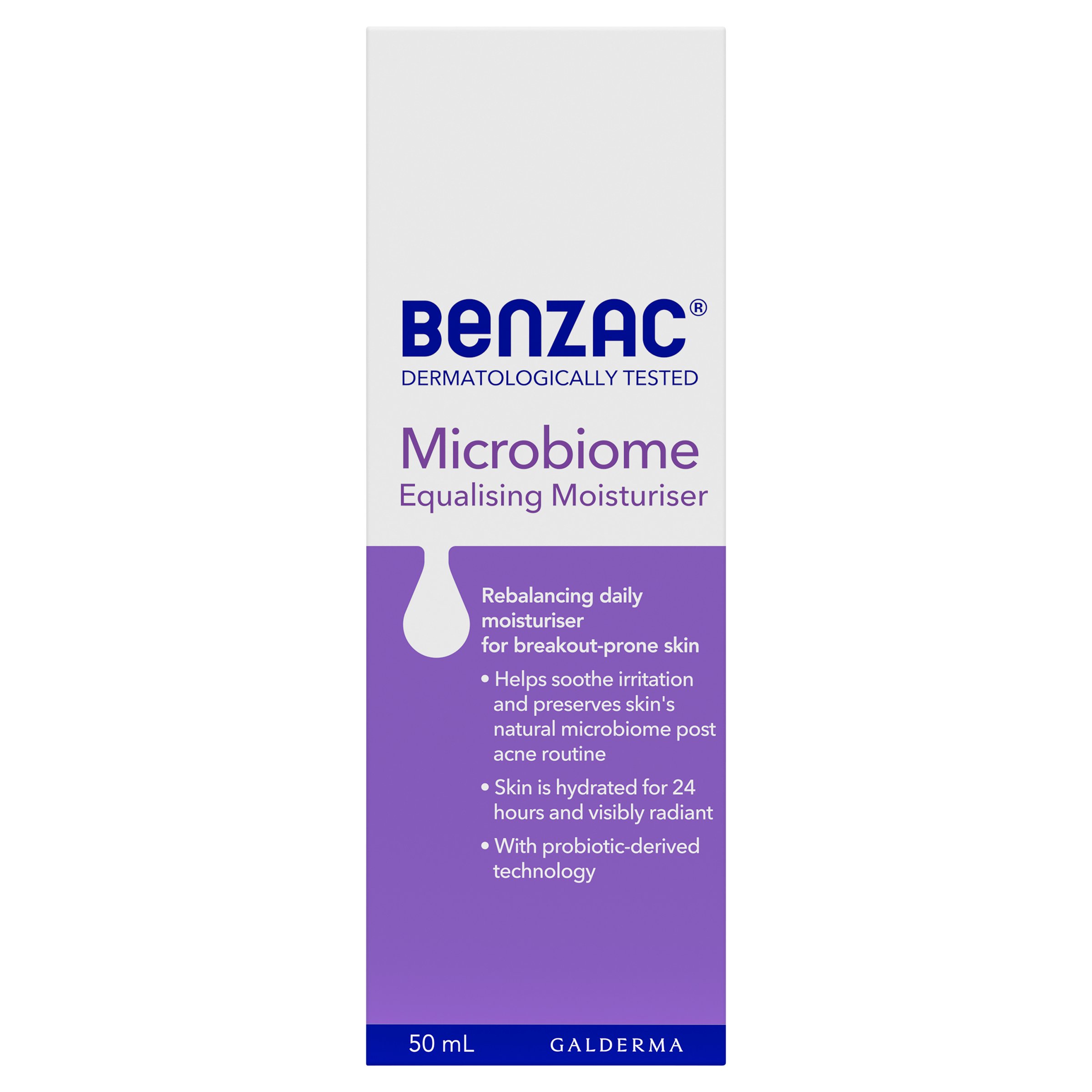 Benzac Microbiome Equalising Moisturiser 50ml - Image 1