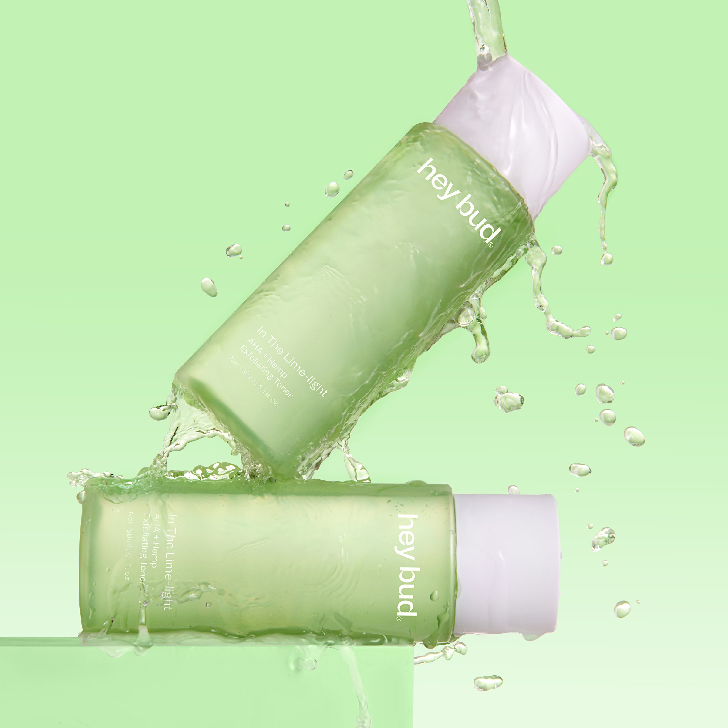 Hey Bud AHA + Hemp Exfoliating Toner 150ml - Image 5