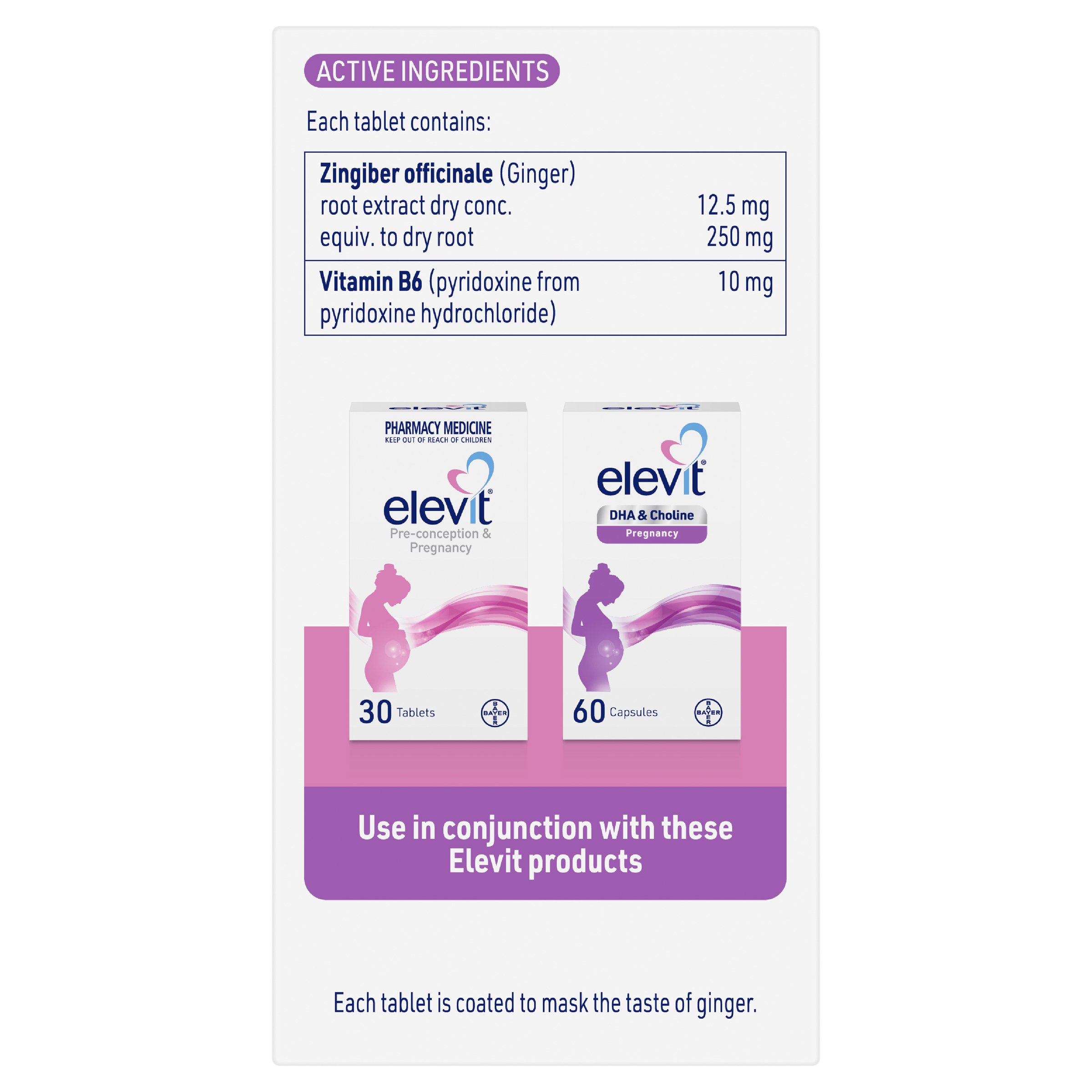 Elevit Morning Sickness 60 tablets - Image 2