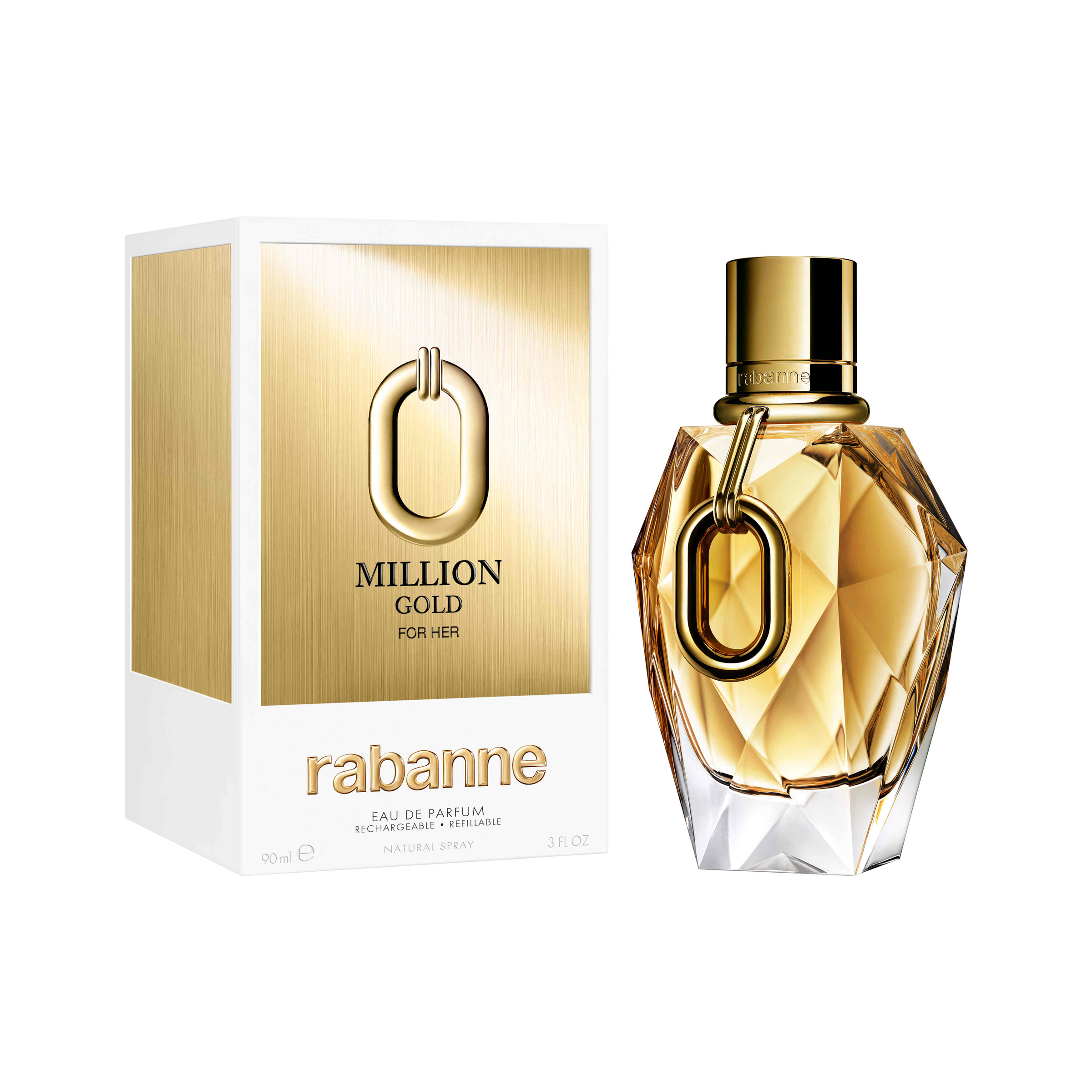 Rabanne Million Gold For Her EDP Spray 90ml - Image 1