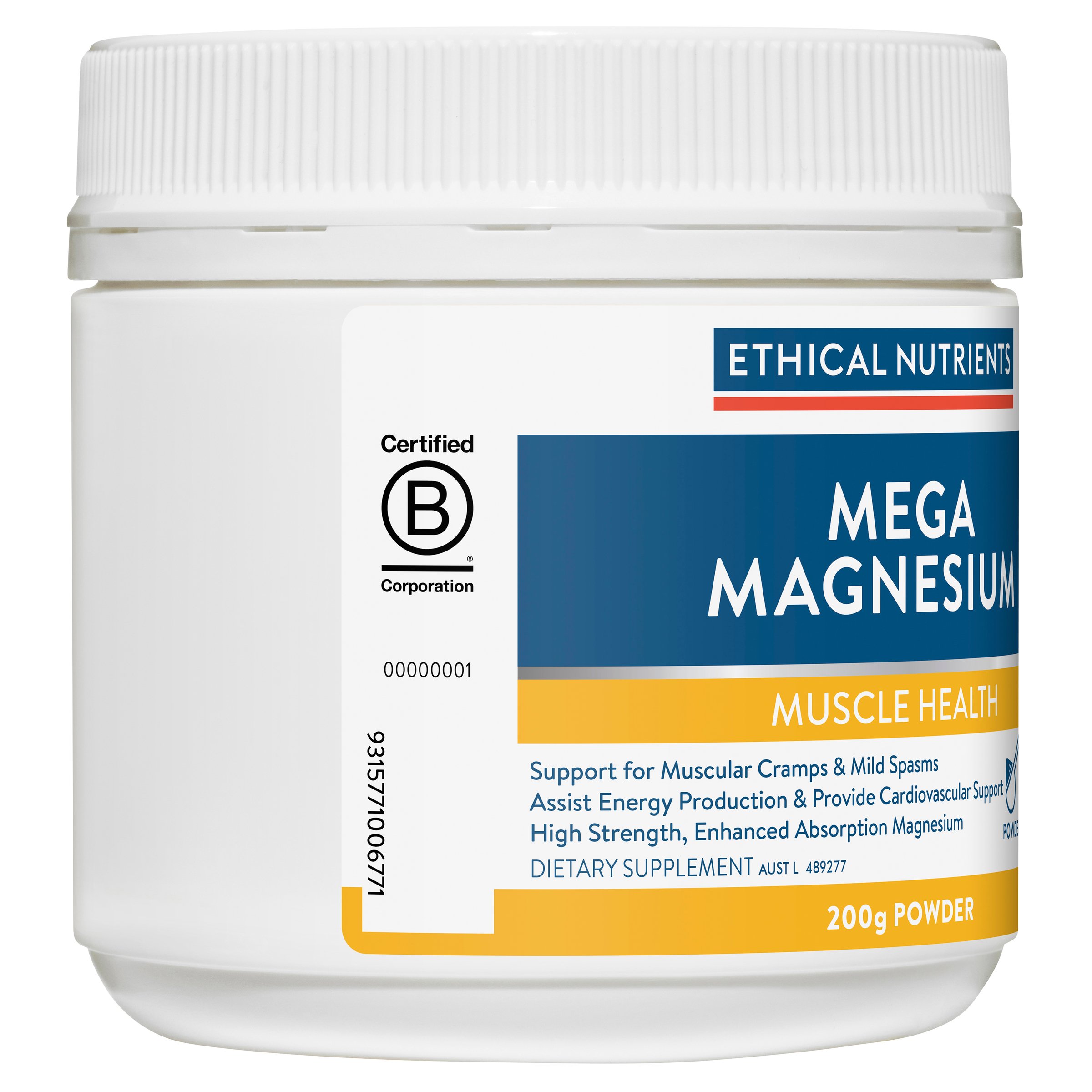 Ethical Nutrients Mega Magnesium Powder Raspberry 200g - Image 4