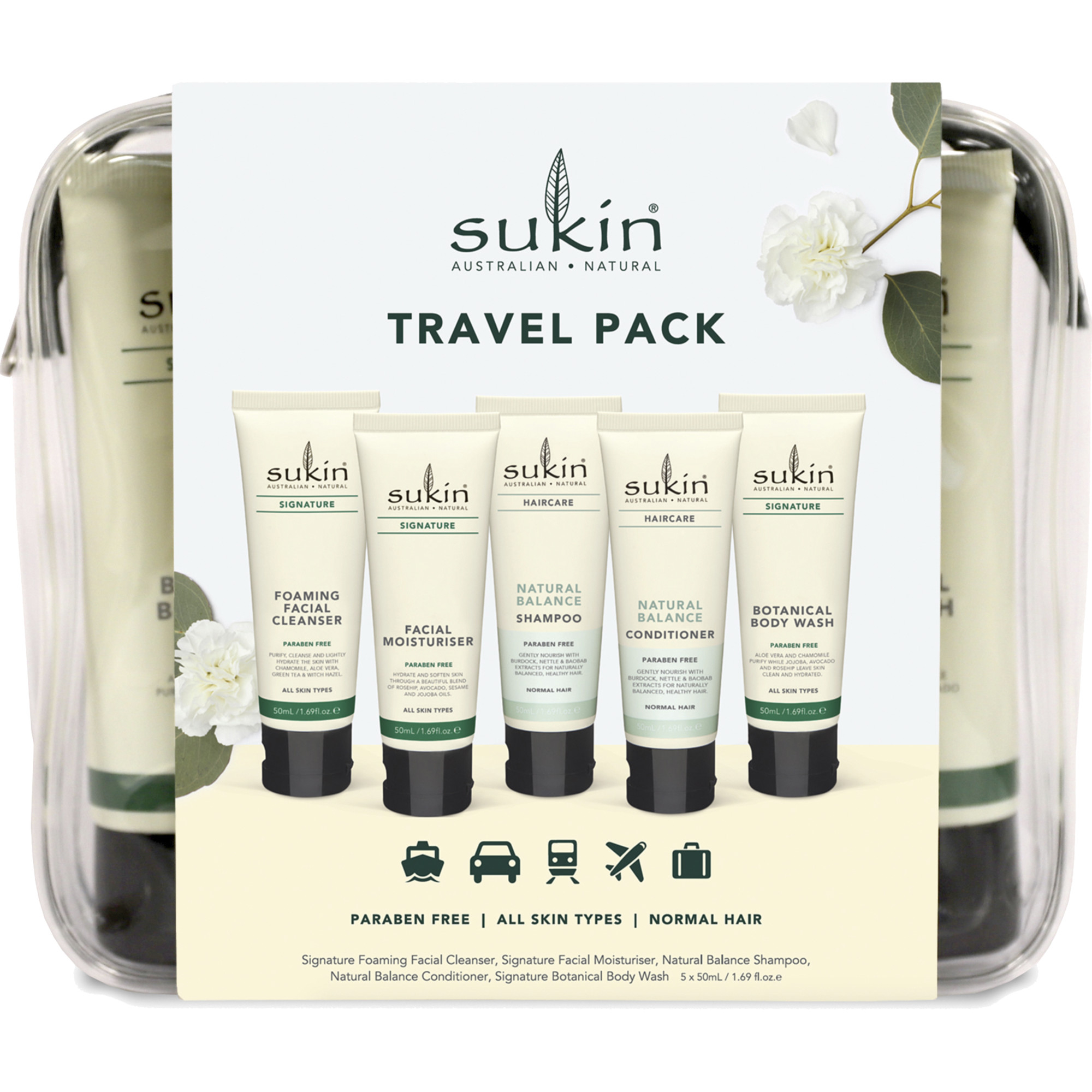 Sukin Signature Travel Set 5 piece - Image 1