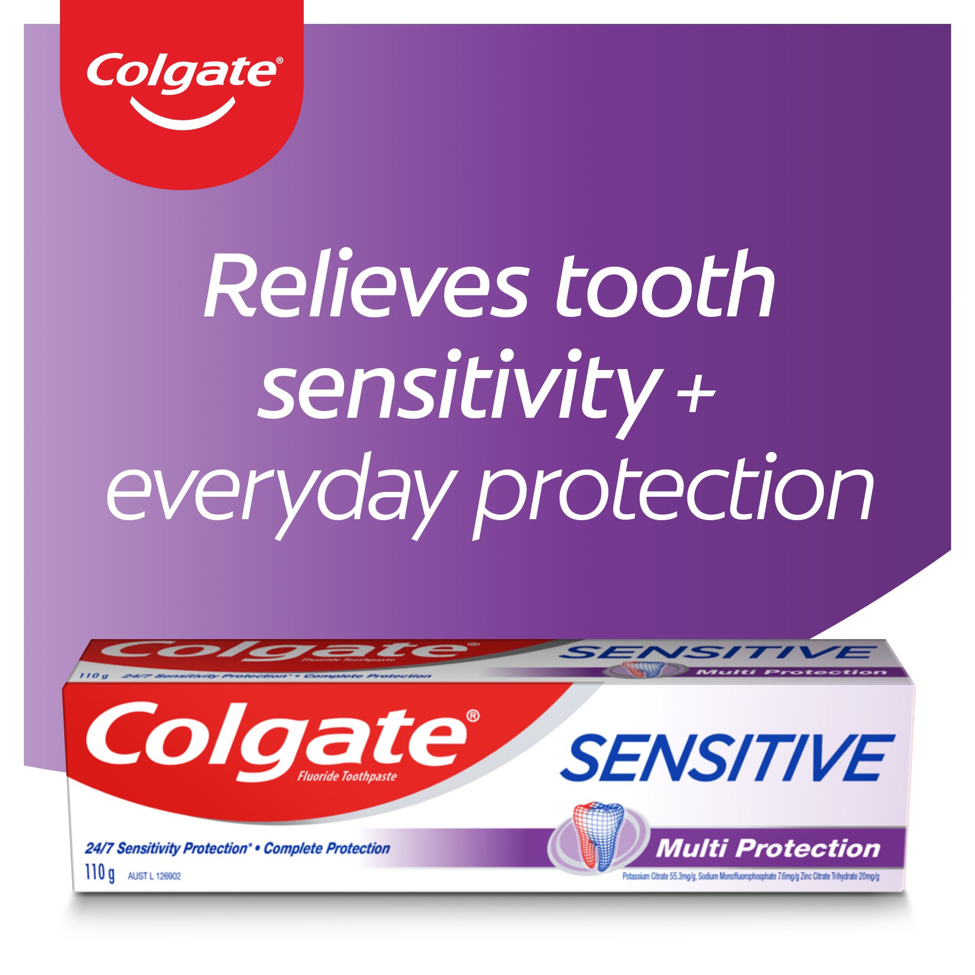 Colgate Sensitive Multi Protect Toothpaste 110g - Image 4