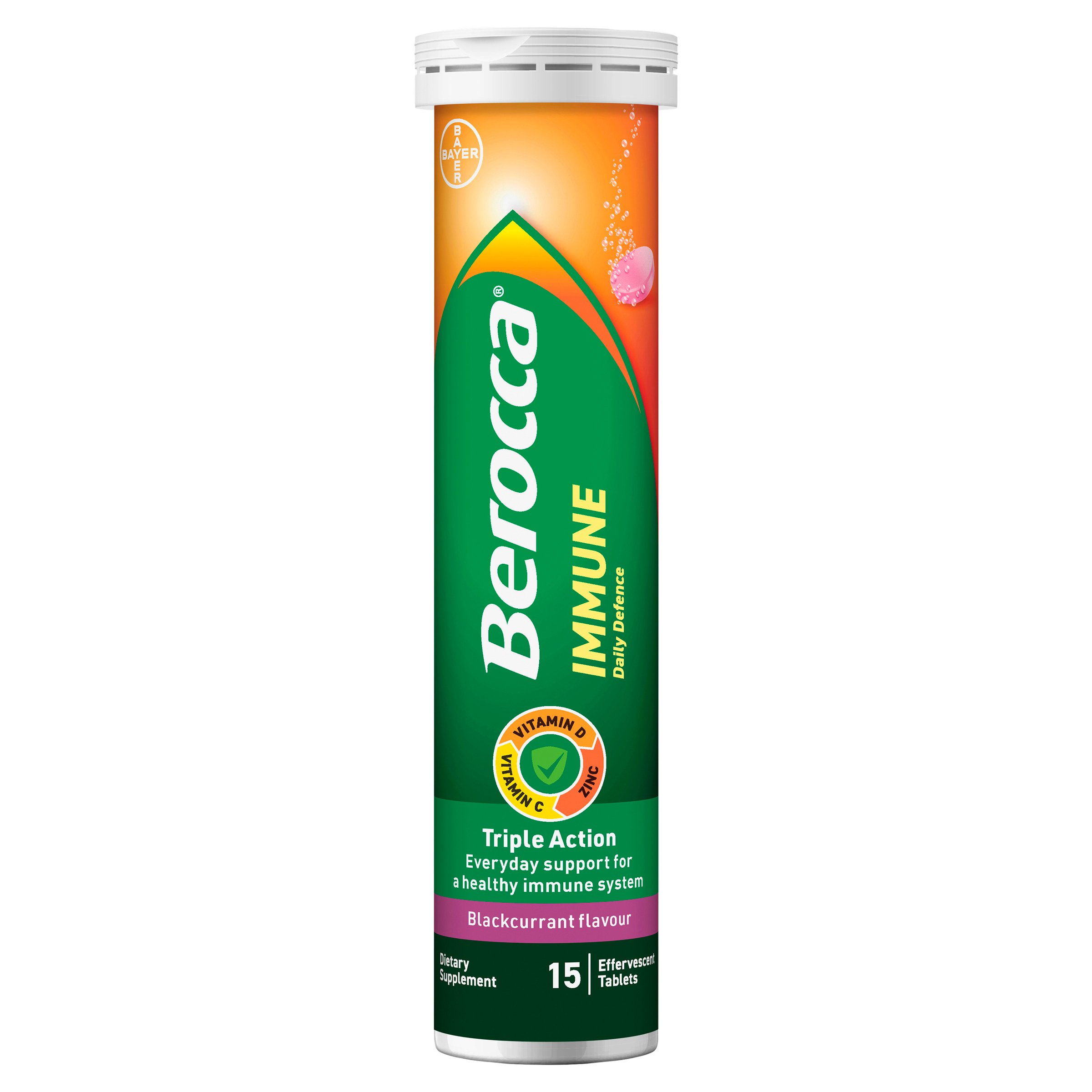 Berocca Immune Daily Defence Blackcurrant 30 tablets - Image 11