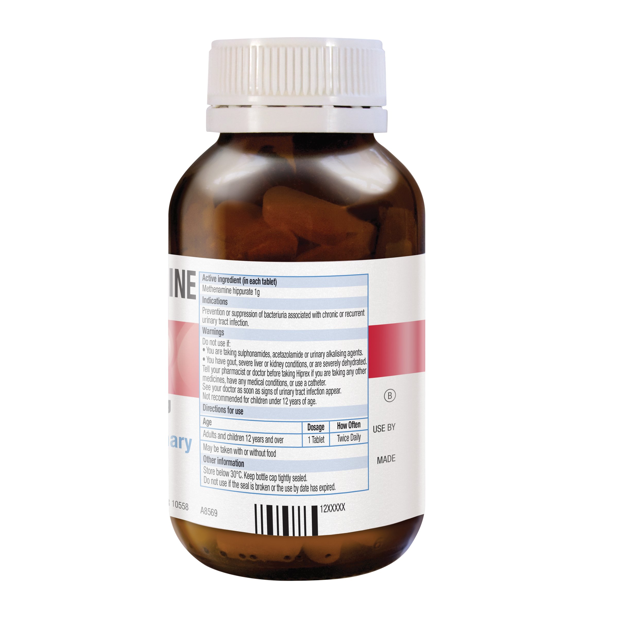 Hiprex Antibacterial 100 tablets - Image 2