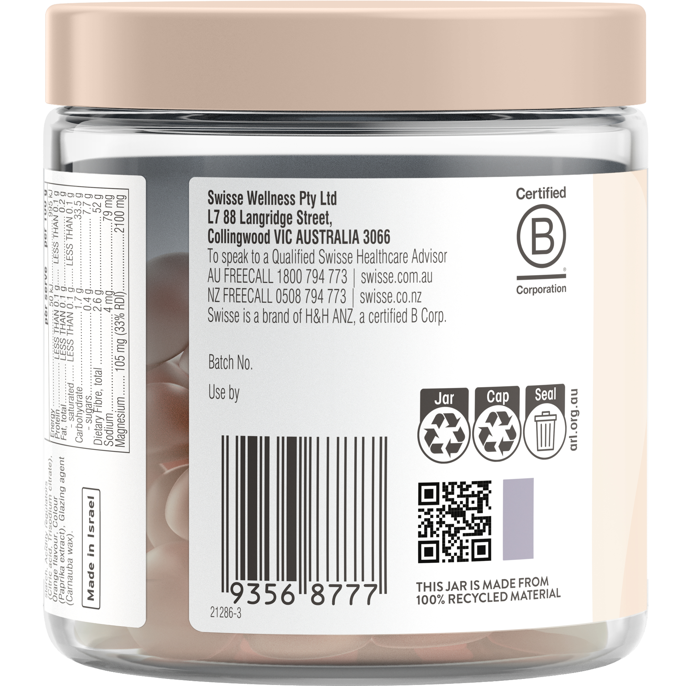 Swisse Ultiboost Magnesium Gummies 60 pastilles - Image 3