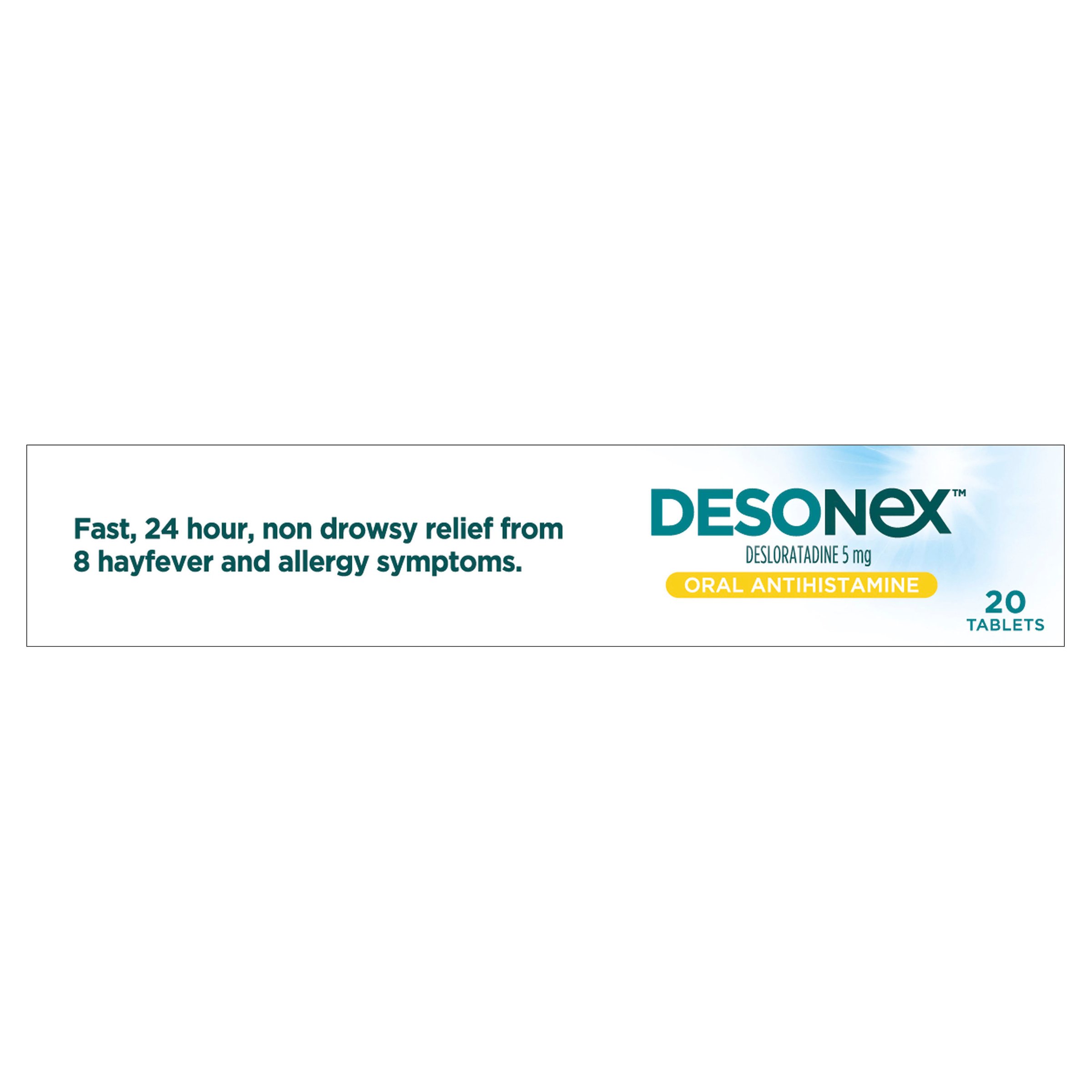 Desonex Desloratadine 5mg - 20 tablets - Image 4