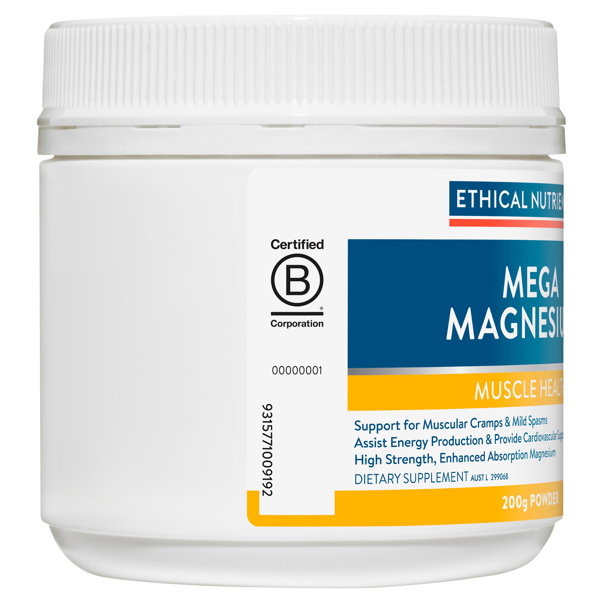 Ethical Nutrients Mega Magnesium Powder Citrus 200g - Image 3