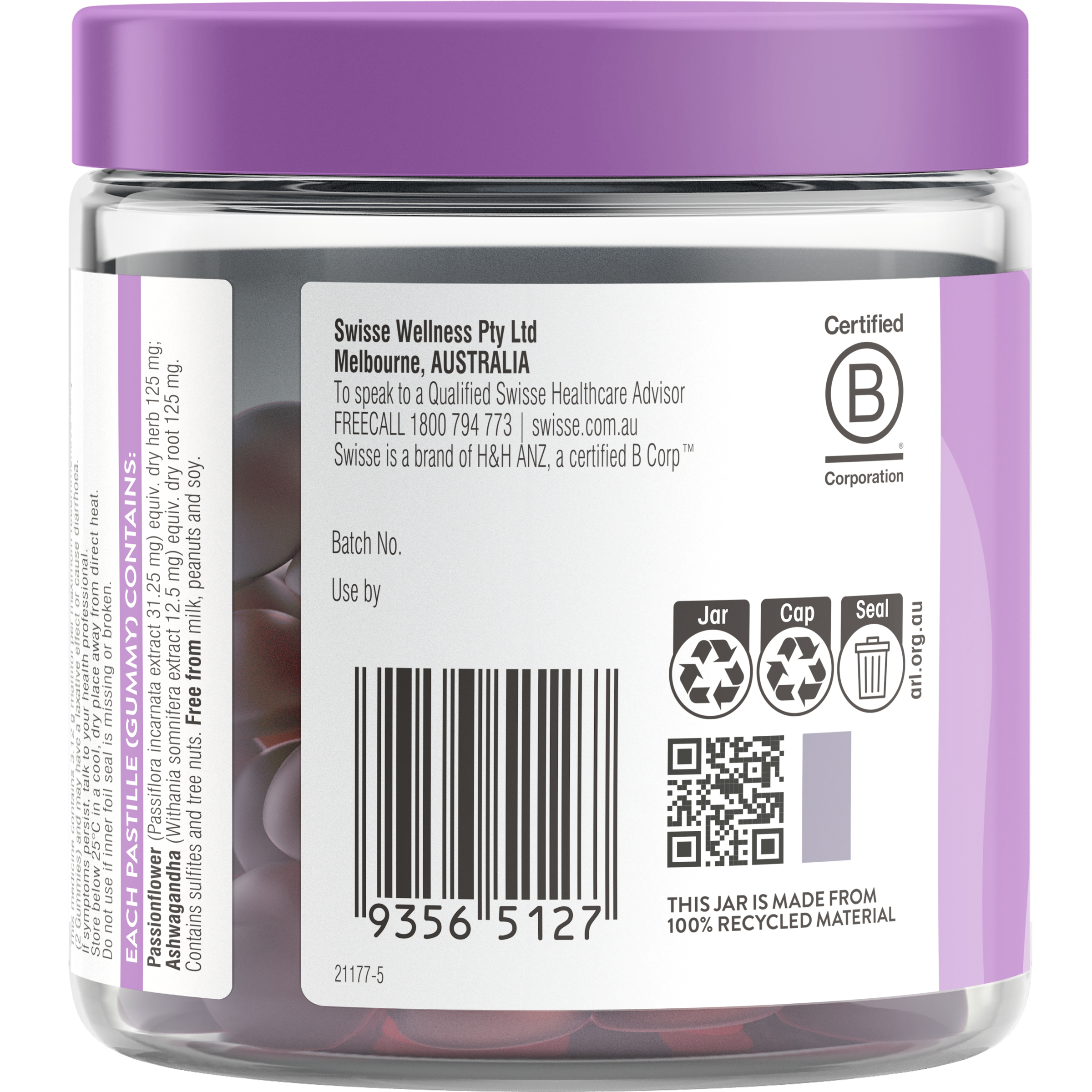Swisse Ultiboost Calm + Sleep 60 gummies - Image 3