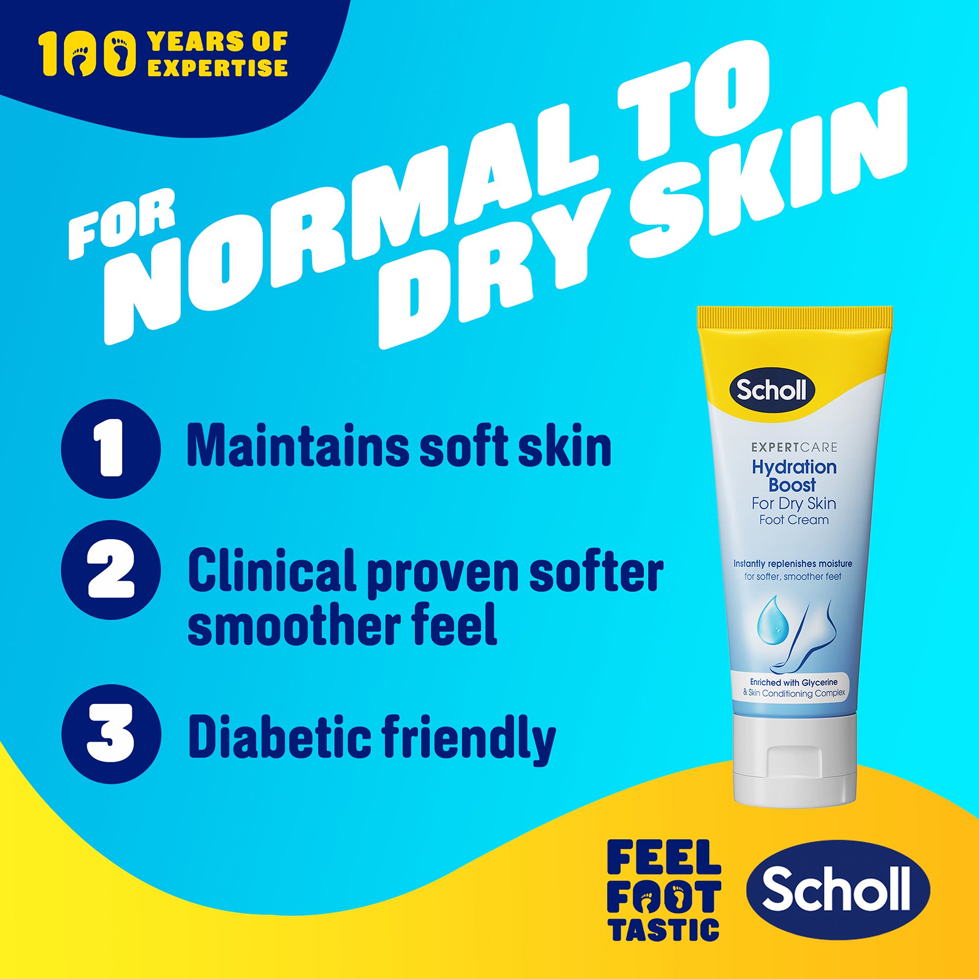 Scholl ExpertCare Hydration Boost Foot Cream 75ml - Image 7