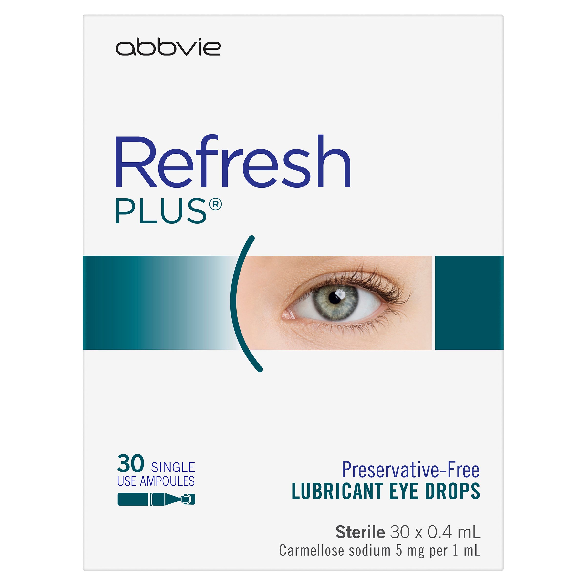 Refresh Plus Eye Drops For Every Day Dry Eyes 0.4ml - 30 vials - Image 1