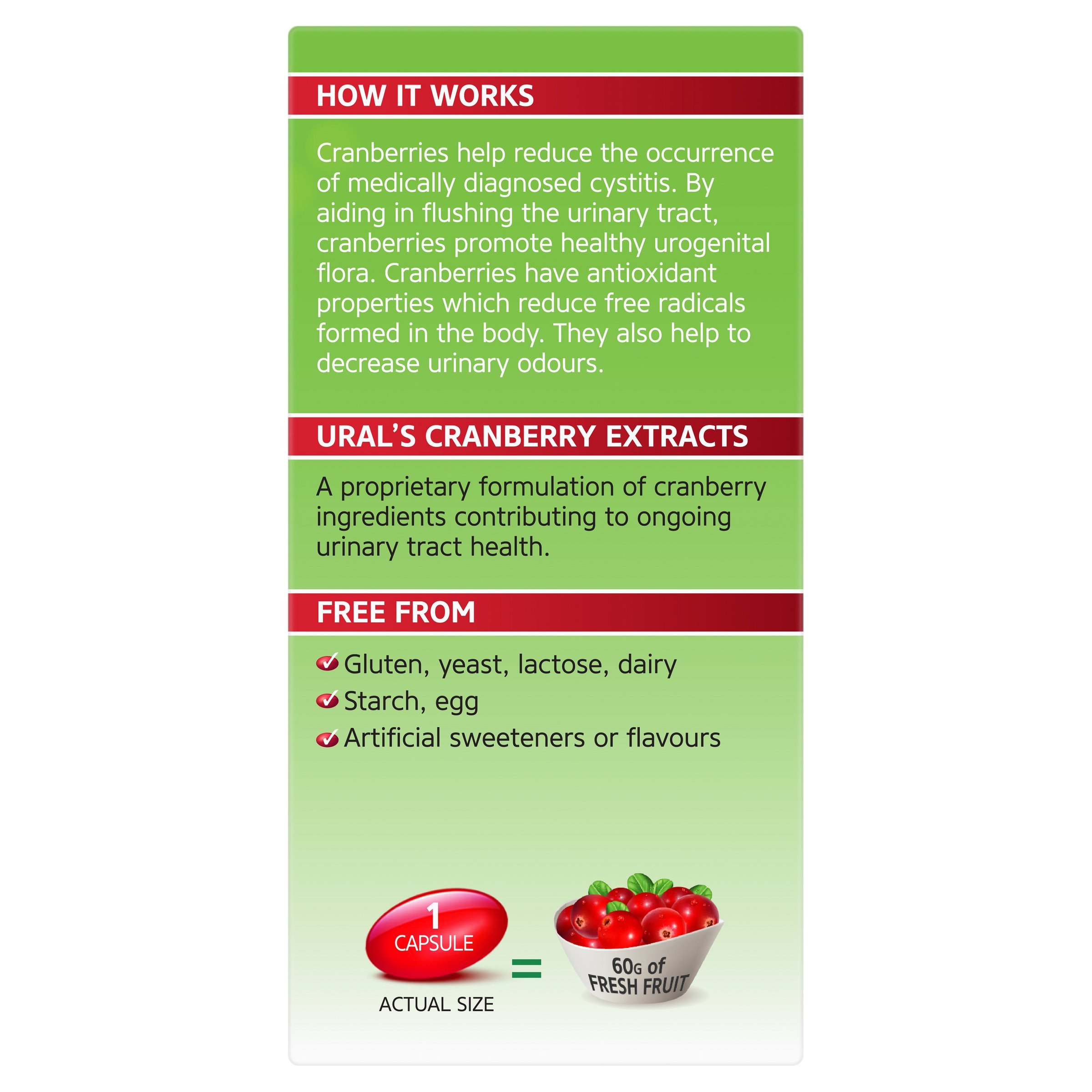 Ural High Strength Daily Cranberry 90 capsules - Image 4