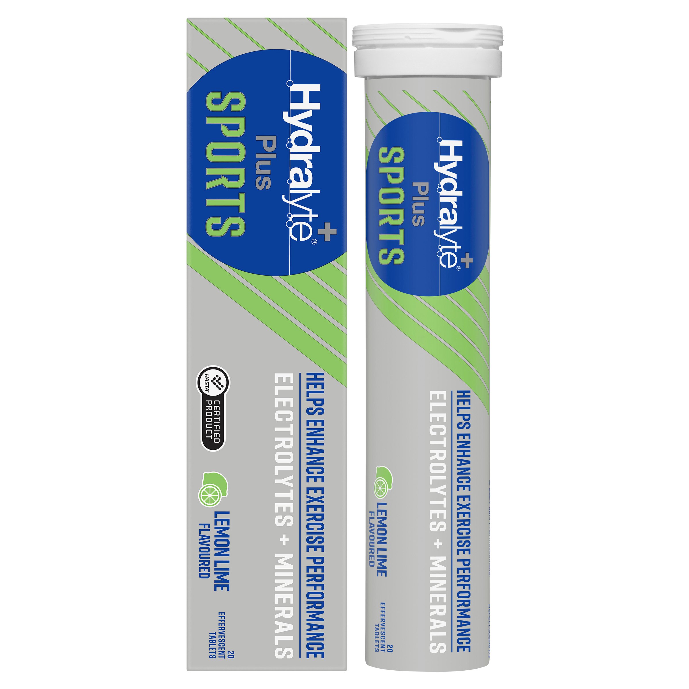 Hydralyte Plus Sports Effervescent Lemon Lime 20 tablets - Image 7