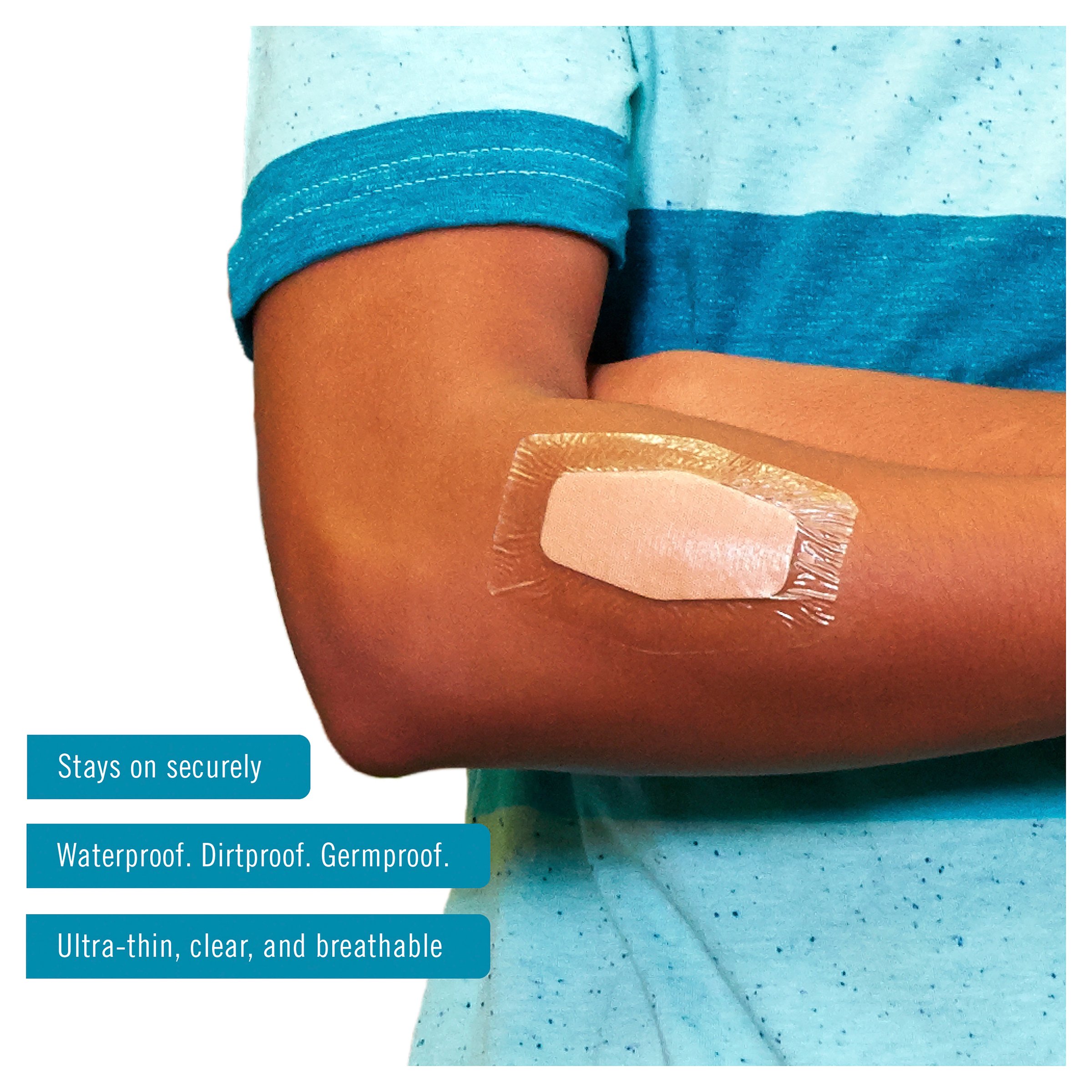 Nexcare Strips Waterproof Clear Large 10 pack - Image 3