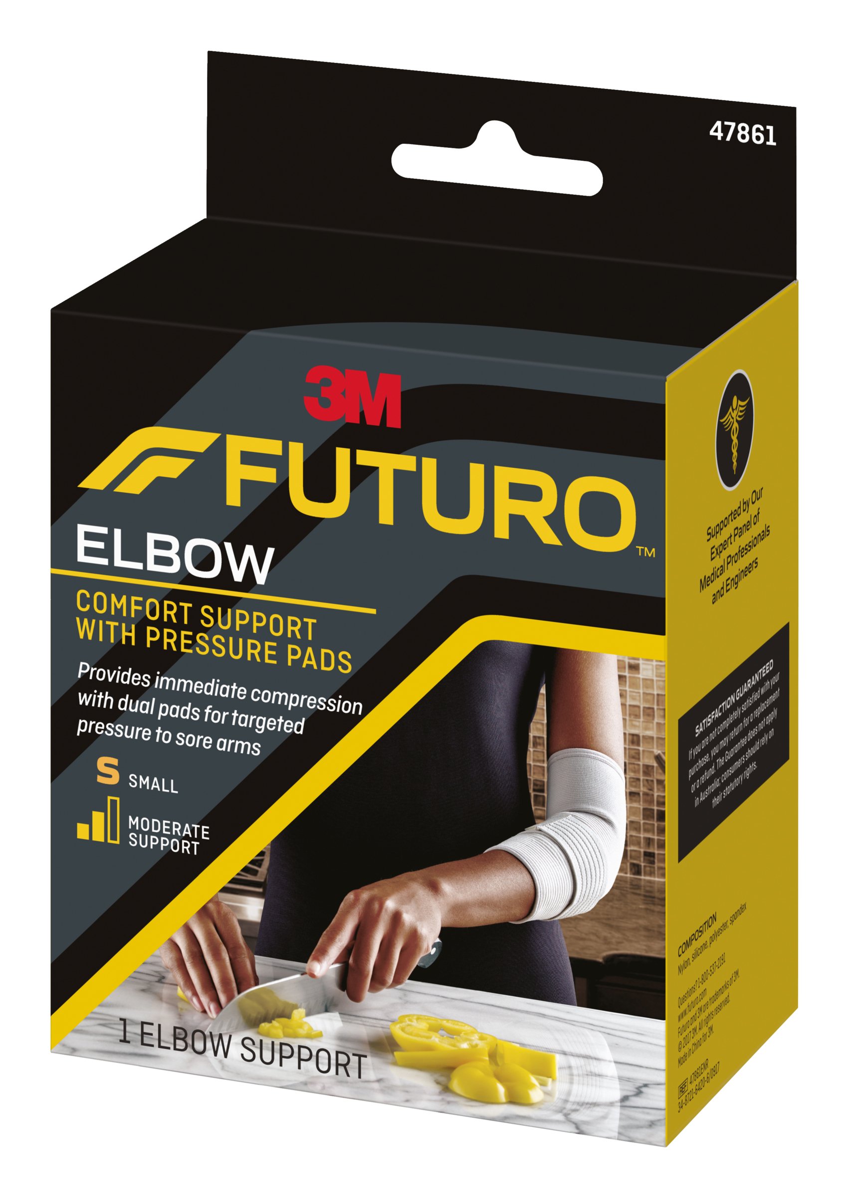 Futuro Comfort Elbow Support With Pressure Pads Small 1 each - Image 2