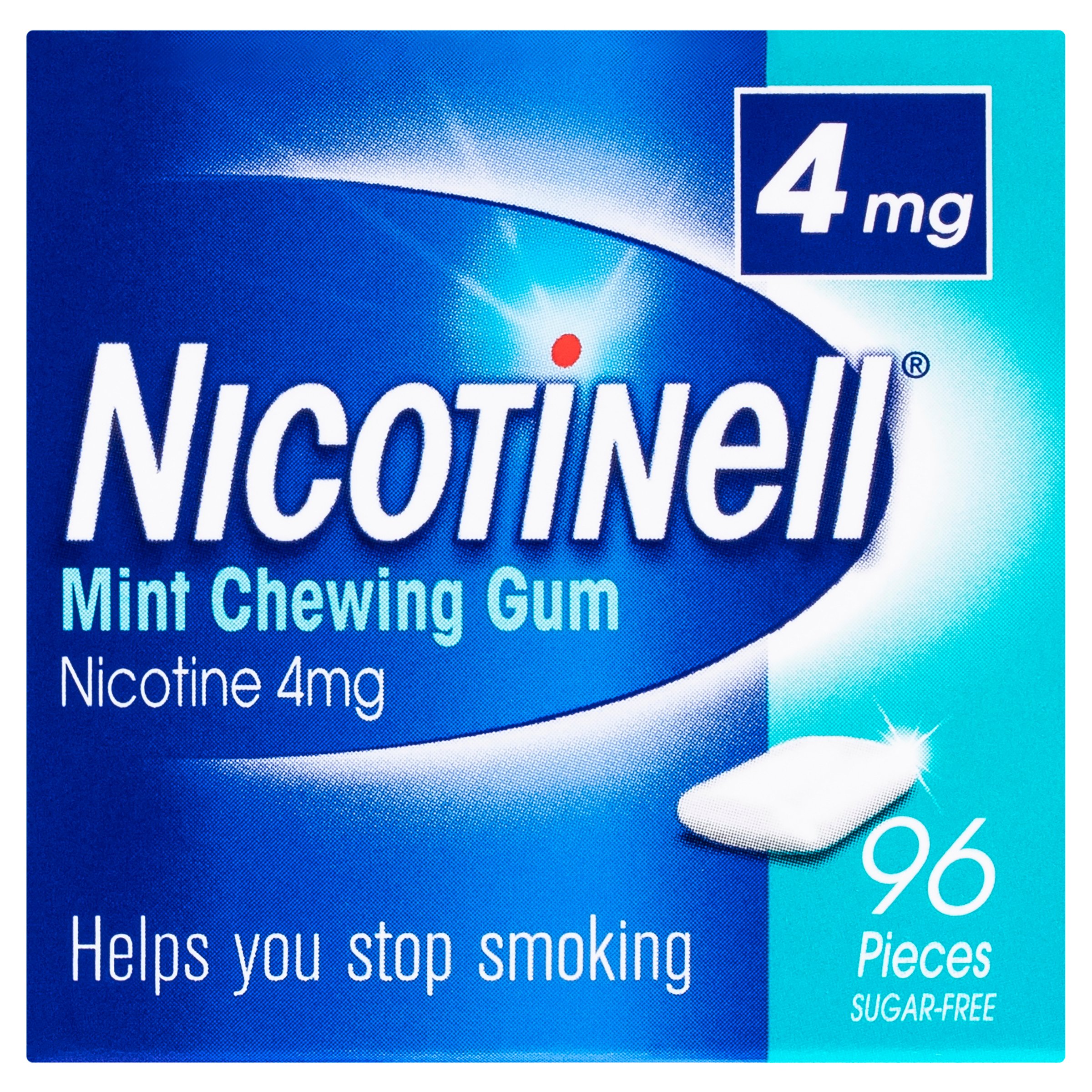 Nicotinell Mint Nicotine Chewing Gum 4mg Extra Strength 96 pieces - Image 4