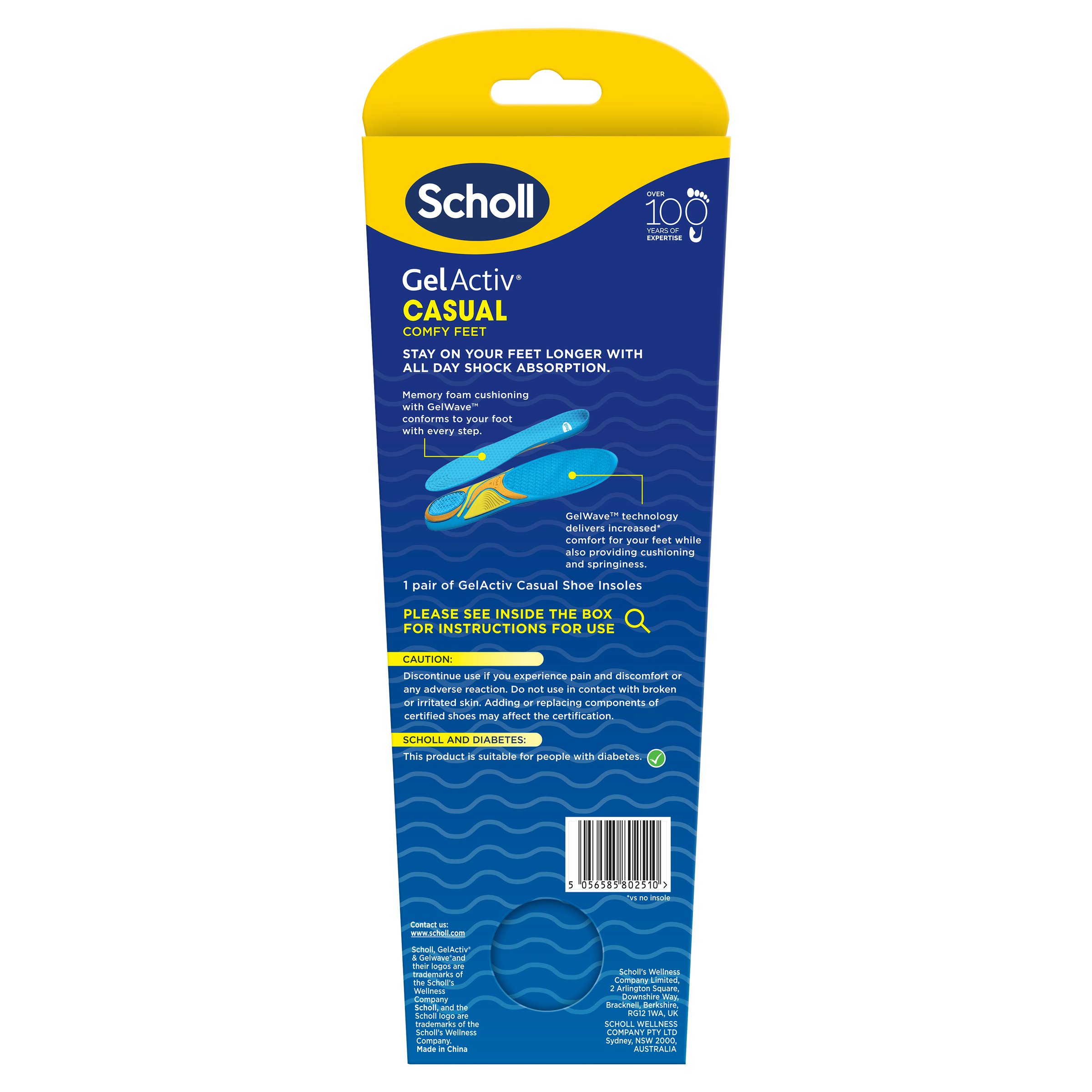 Scholl Gel Activ Insole Casual Large 1 each - Image 2