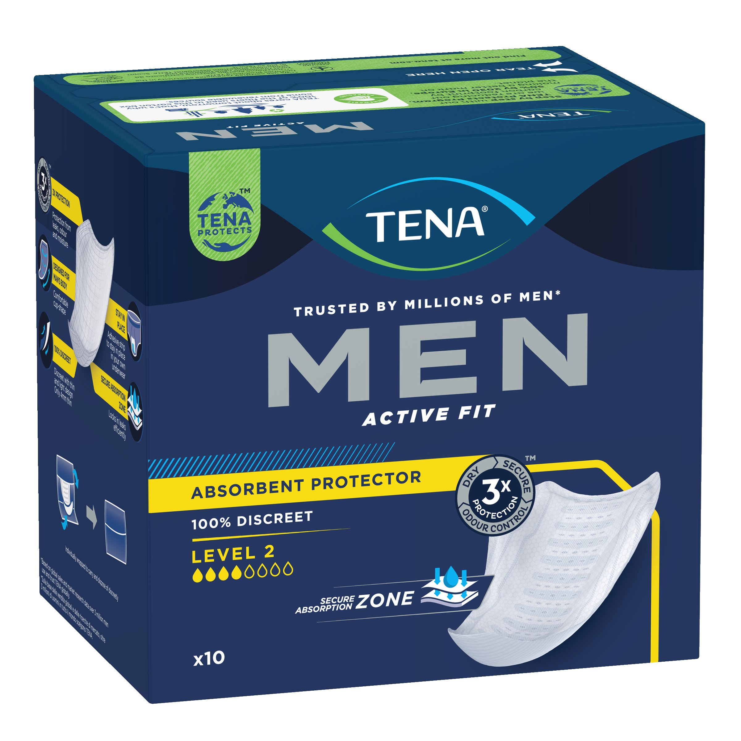 Tena Men Moderate Level 2 - 10 pack - Image 2