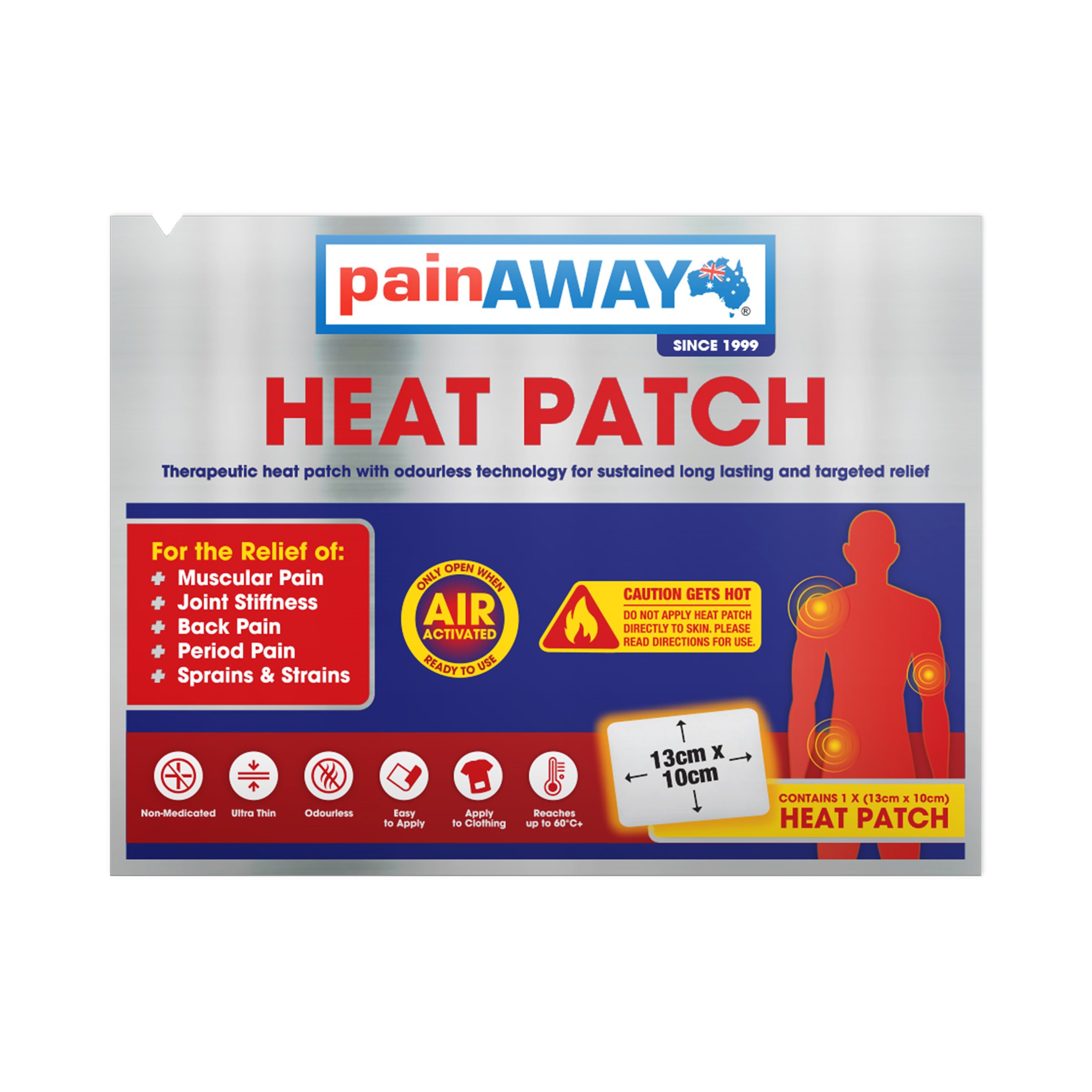 Pain Away Heat Patches Regular 8 pack - Image 3