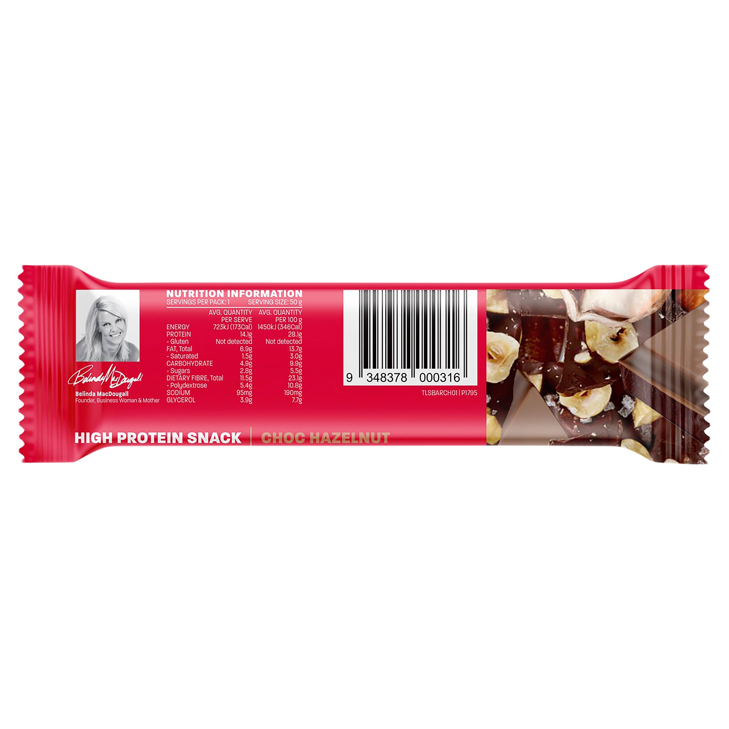 The Lady Bar Choc Hazelnut 50g - Image 2