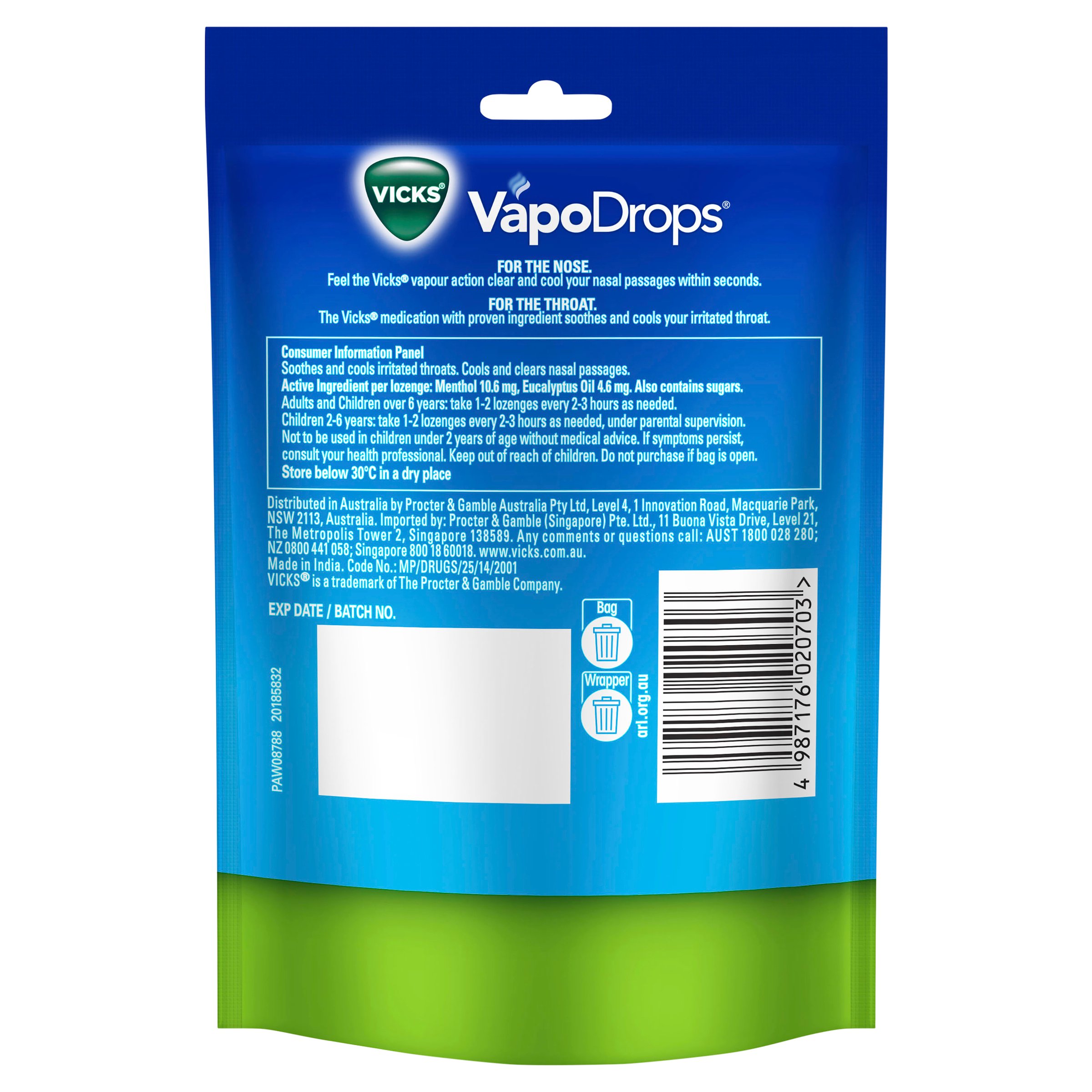 Vicks Vapodrops Original 42 lozenges - Image 2