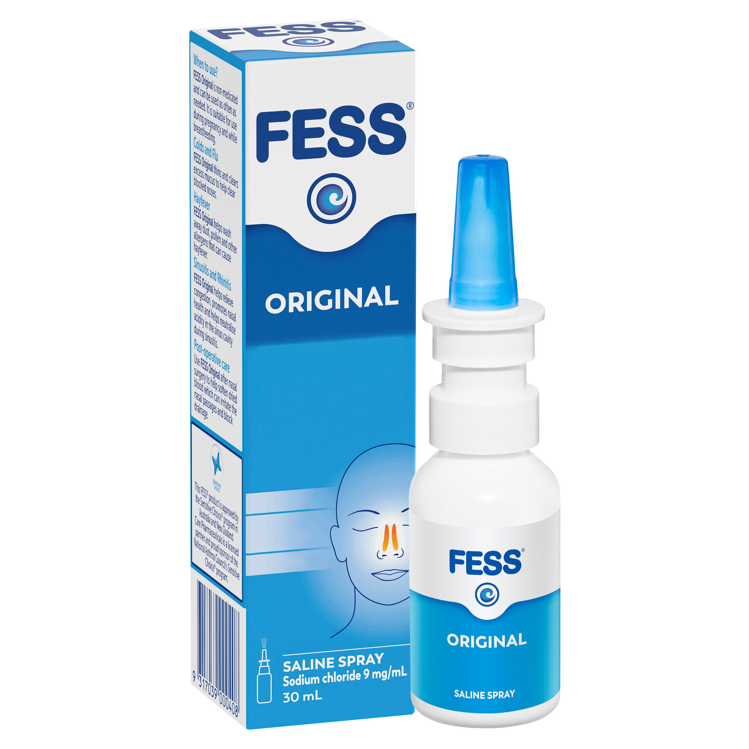 Fess Saline Nasal Spray 30ml - Image 10