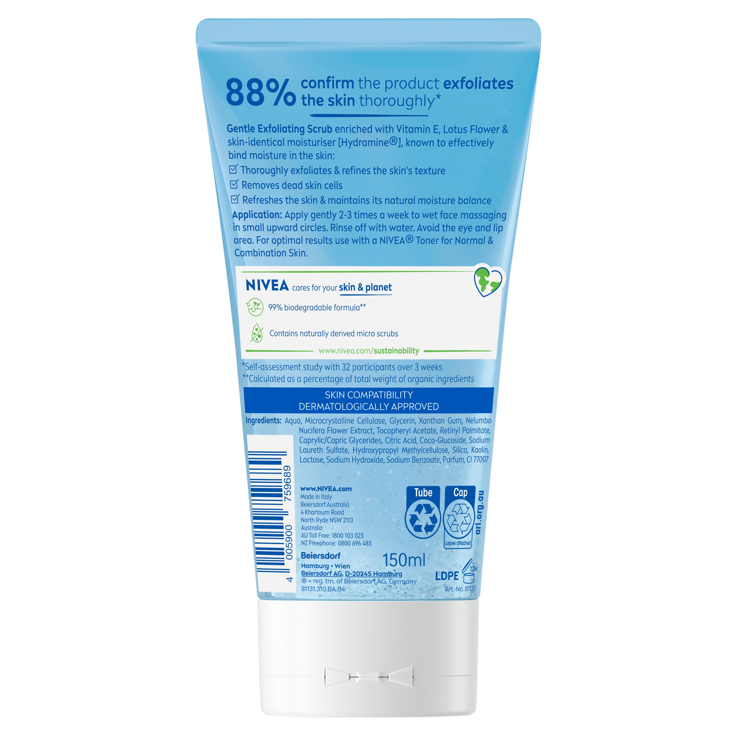 Nivea Daily Essentials Exfoliating Scrub Gentle 150ml - Image 2