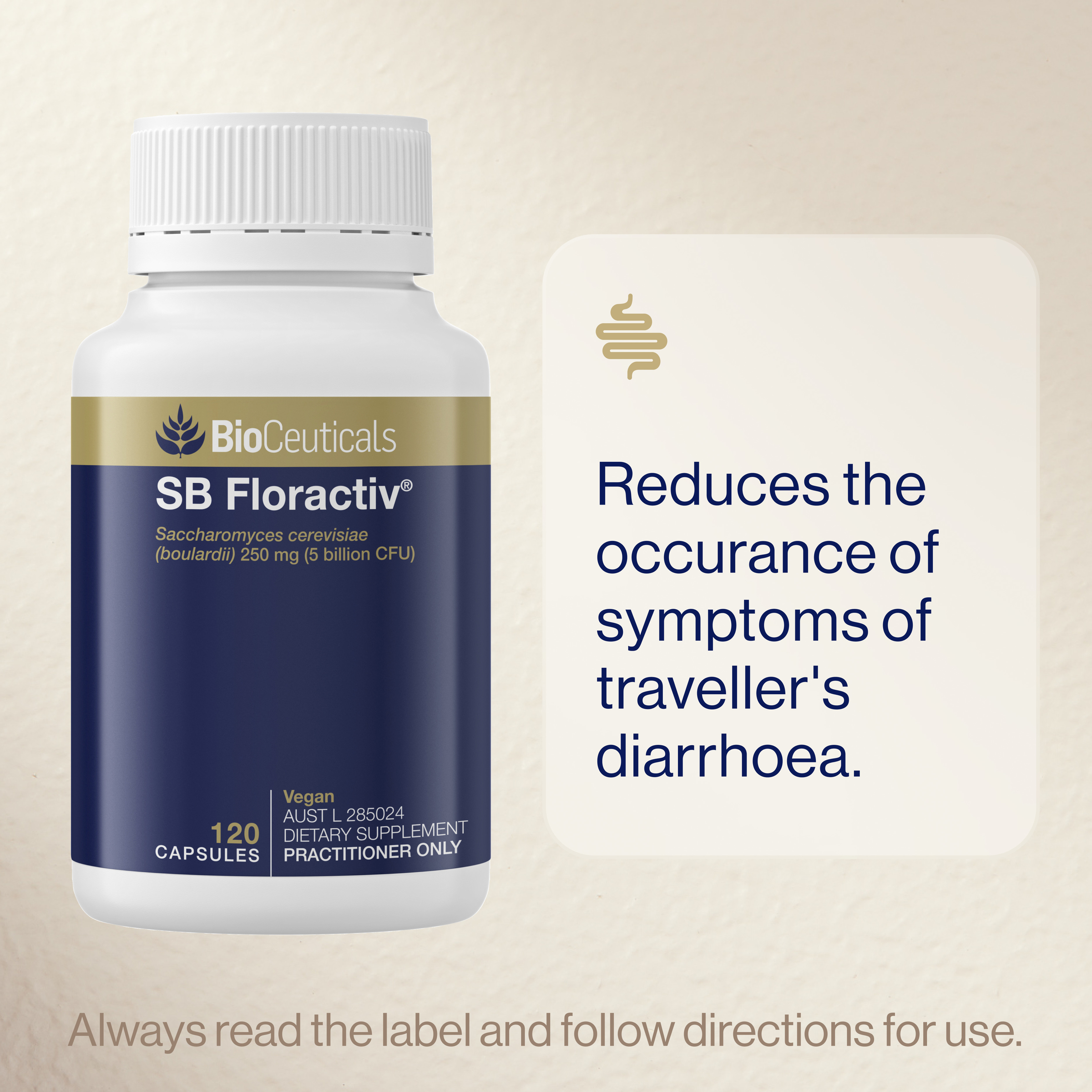 BioCeuticals SB Floractiv 120 capsules - Image 6