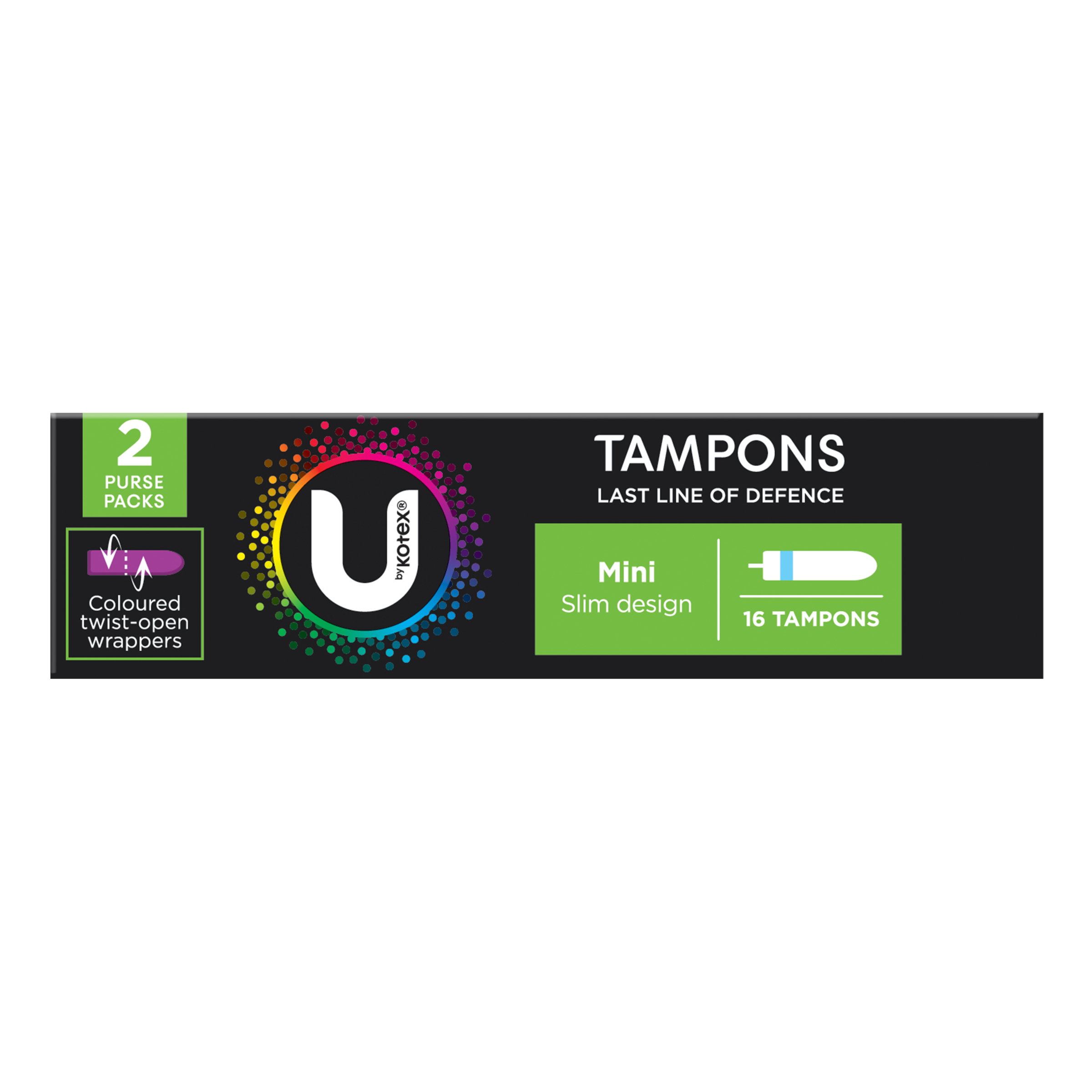 U by Kotex Tampons Mini 16 pack - Image 4