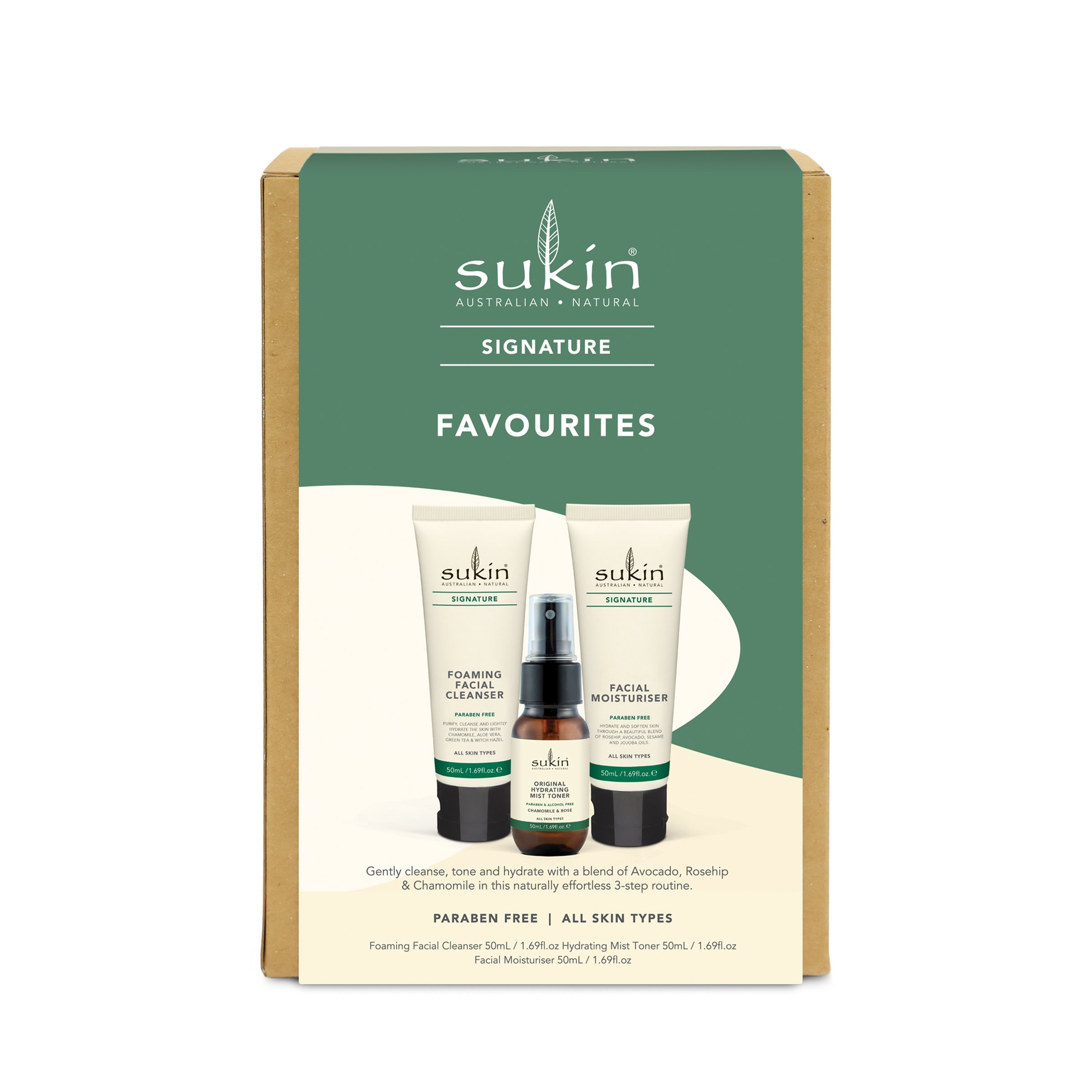 Sukin Signature Favourites Trio Gift Pack 1 each