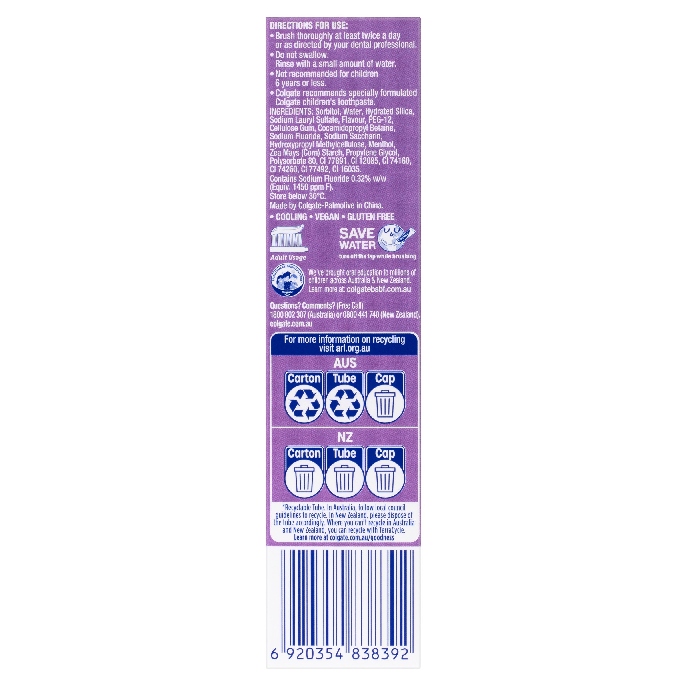 Colgate Toothpaste Max Fresh Rainbow 100g - Image 3