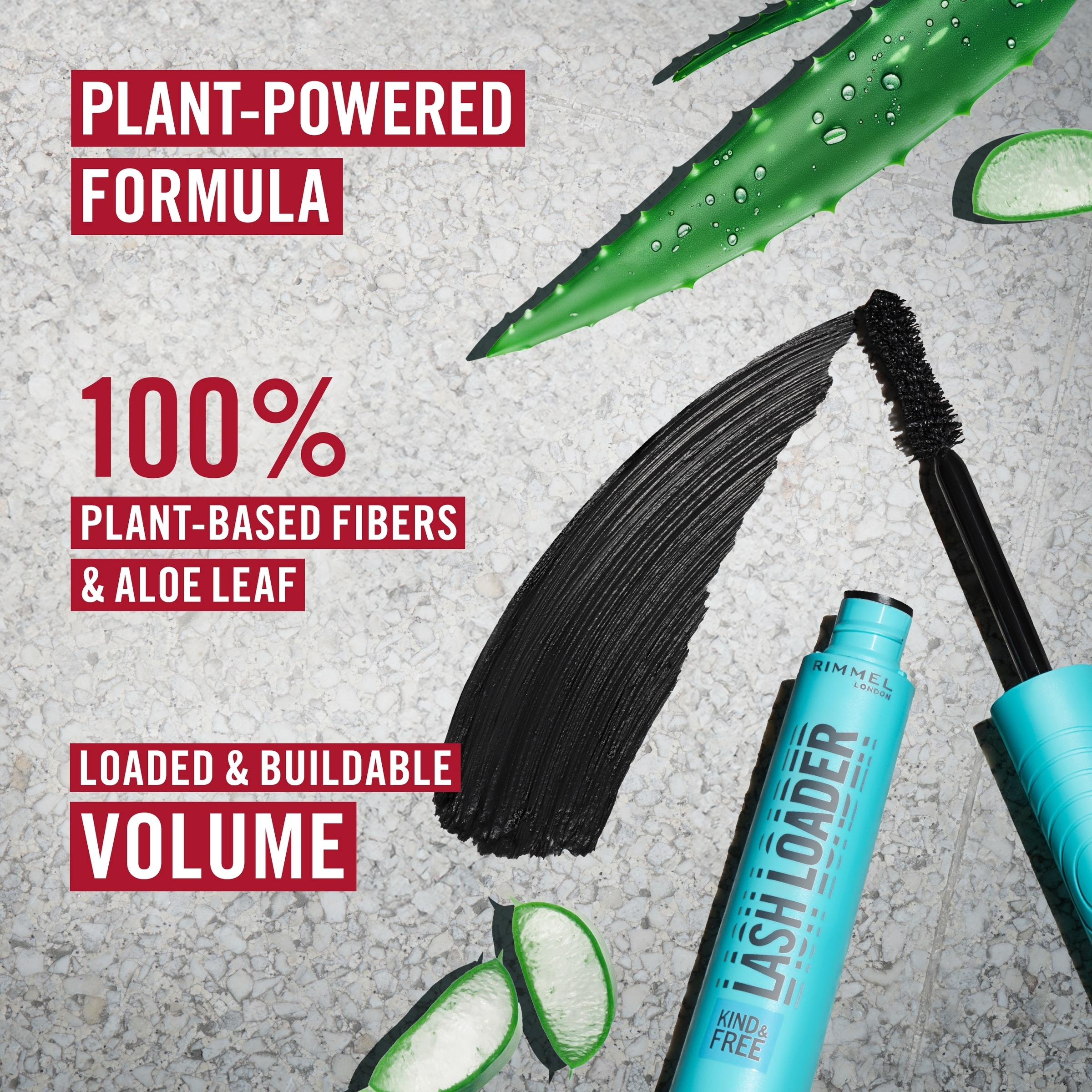 Rimmel Kind & Free Mascara Lash Loader Volume Mascara 002 Brown Black 9.5ml - Image 4