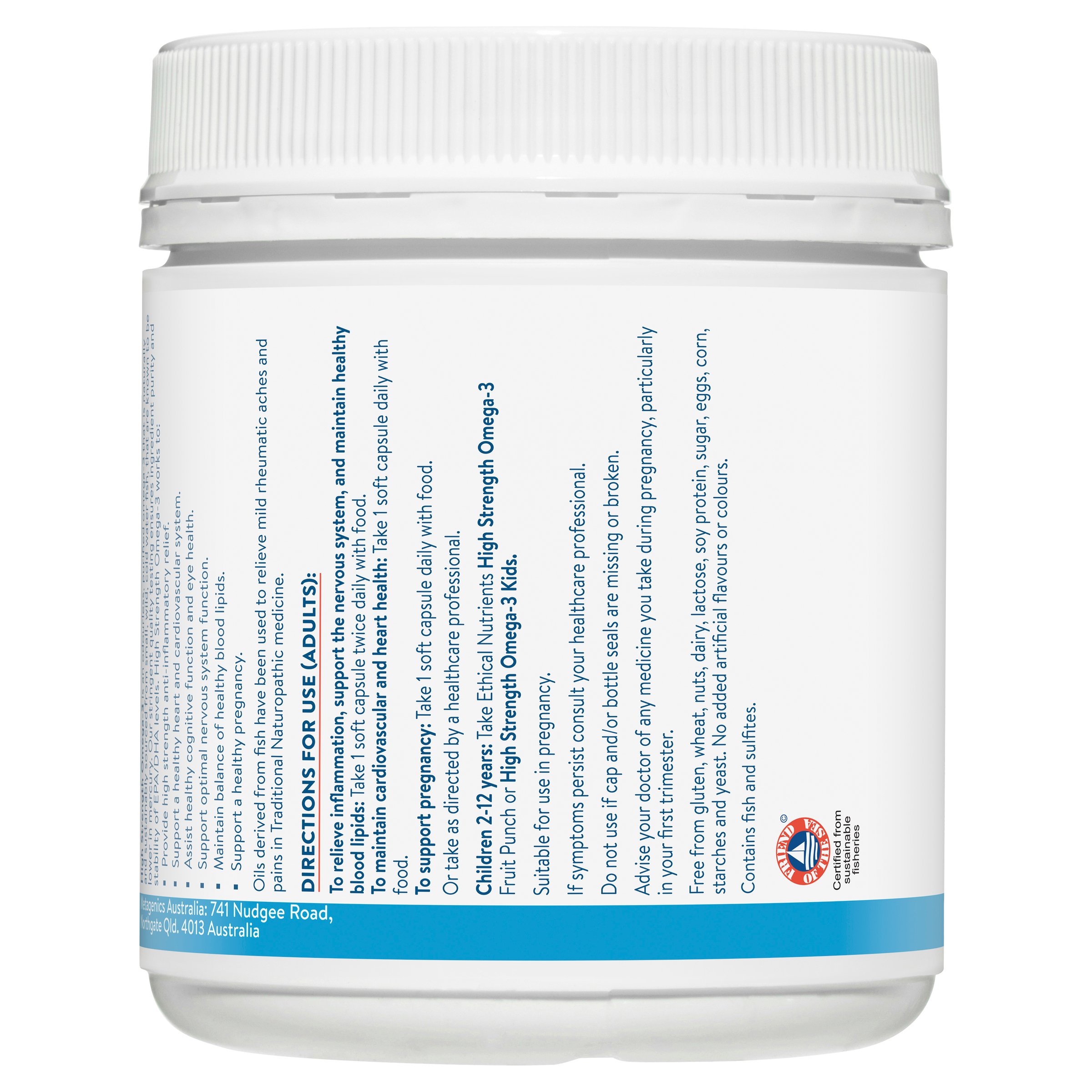 Ethical Nutrients High Strength Omega-3 120 Capsules - Image 2