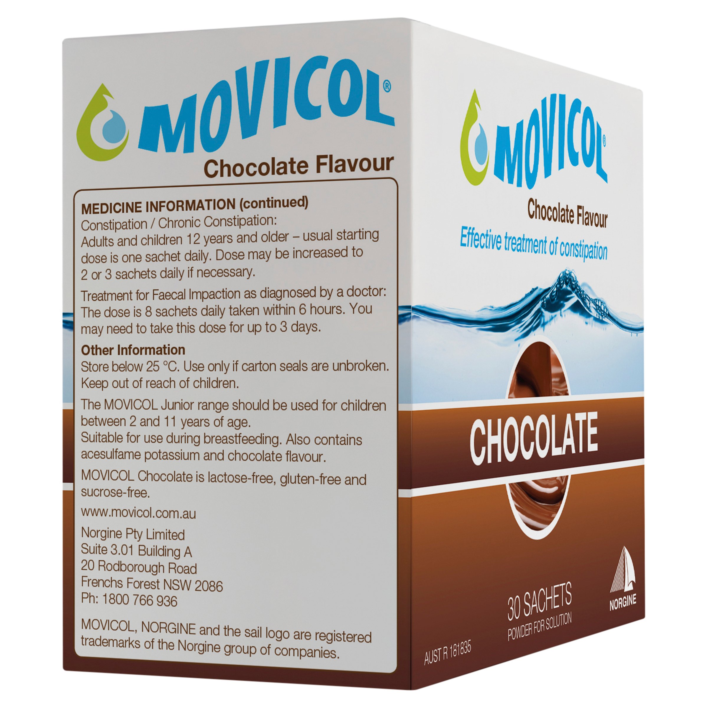 MOVICOL Adult Chocolate 30 sachets - Image 3