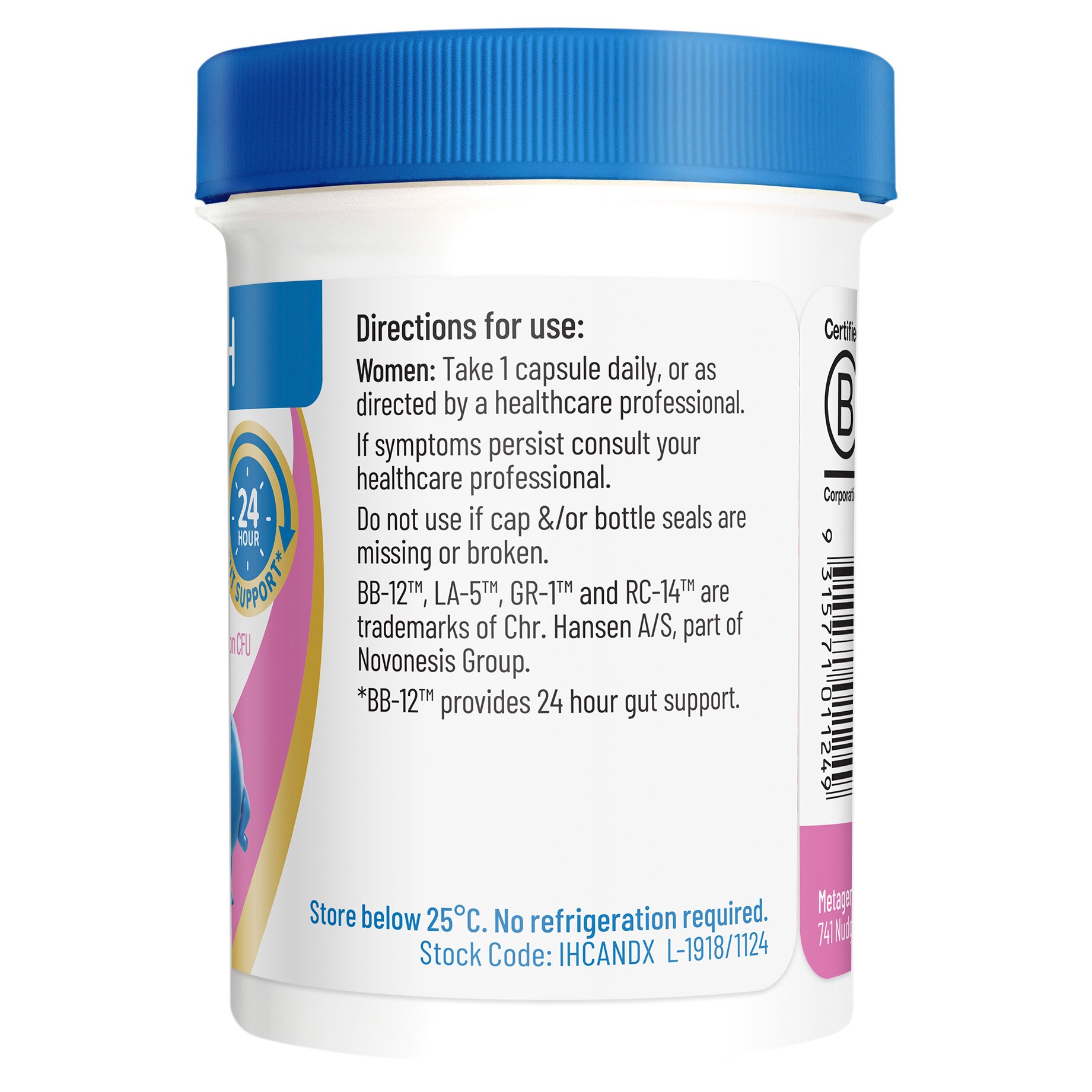 Inner Health Candex Probiotic 30 capsules - Image 2