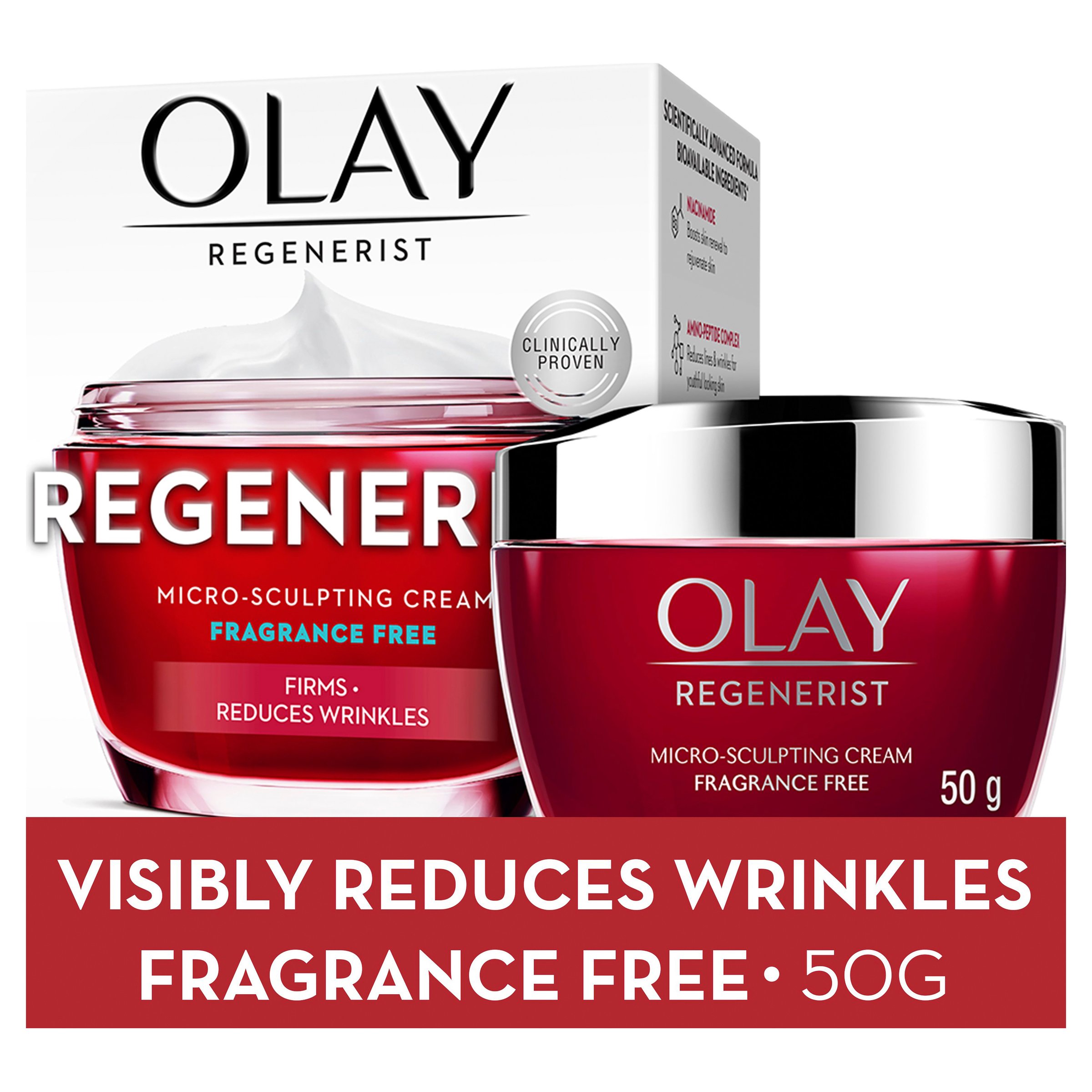 Olay Regenerist Micro-Sculpting Cream Fragrance Free 48g - Image 7
